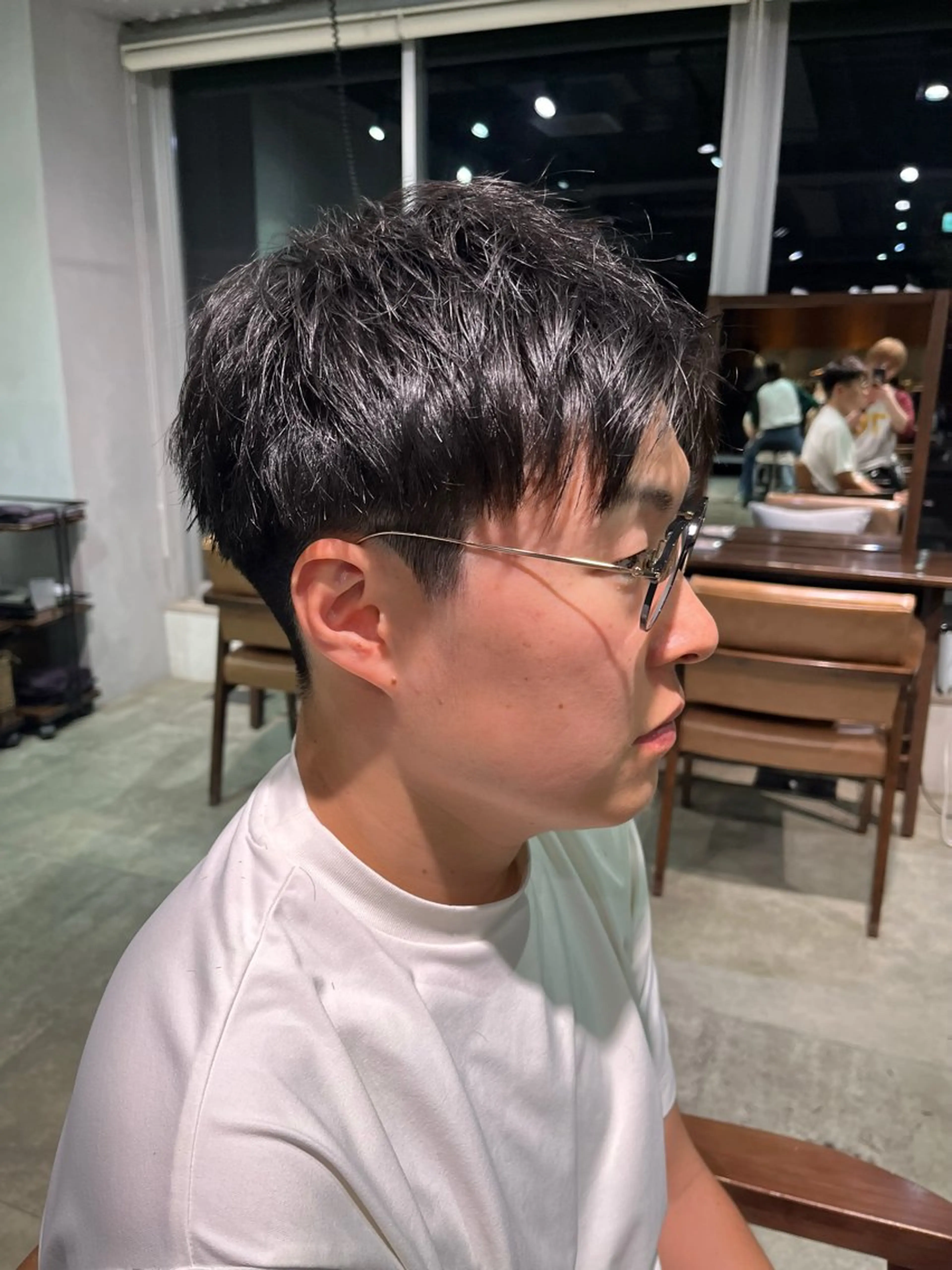 ショート メンズ Un ami  omotesando所属・渡邊 百咲のヘアスタイル