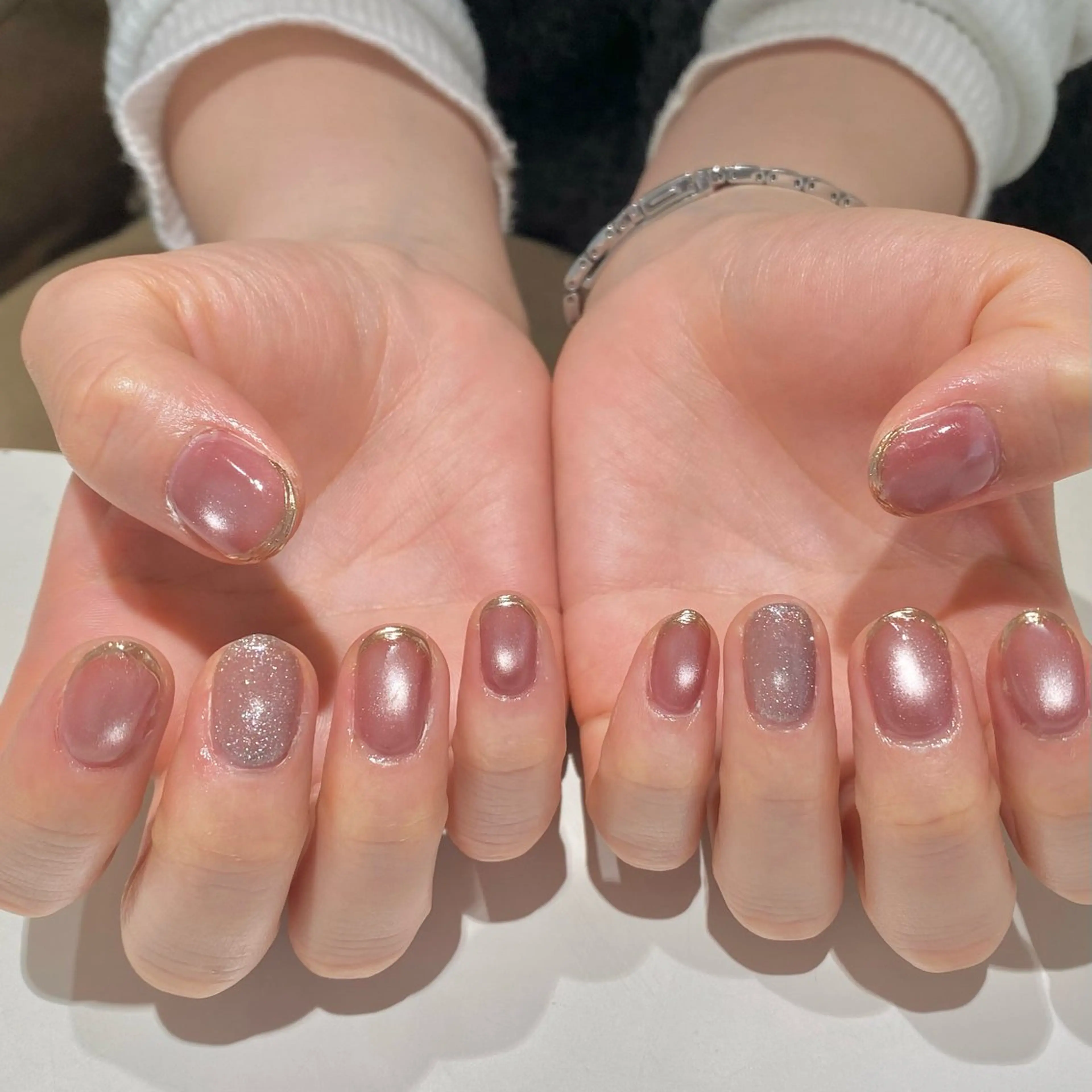 ショート ハンドネイル coconoix 🍊mizukiのネイルデザイン