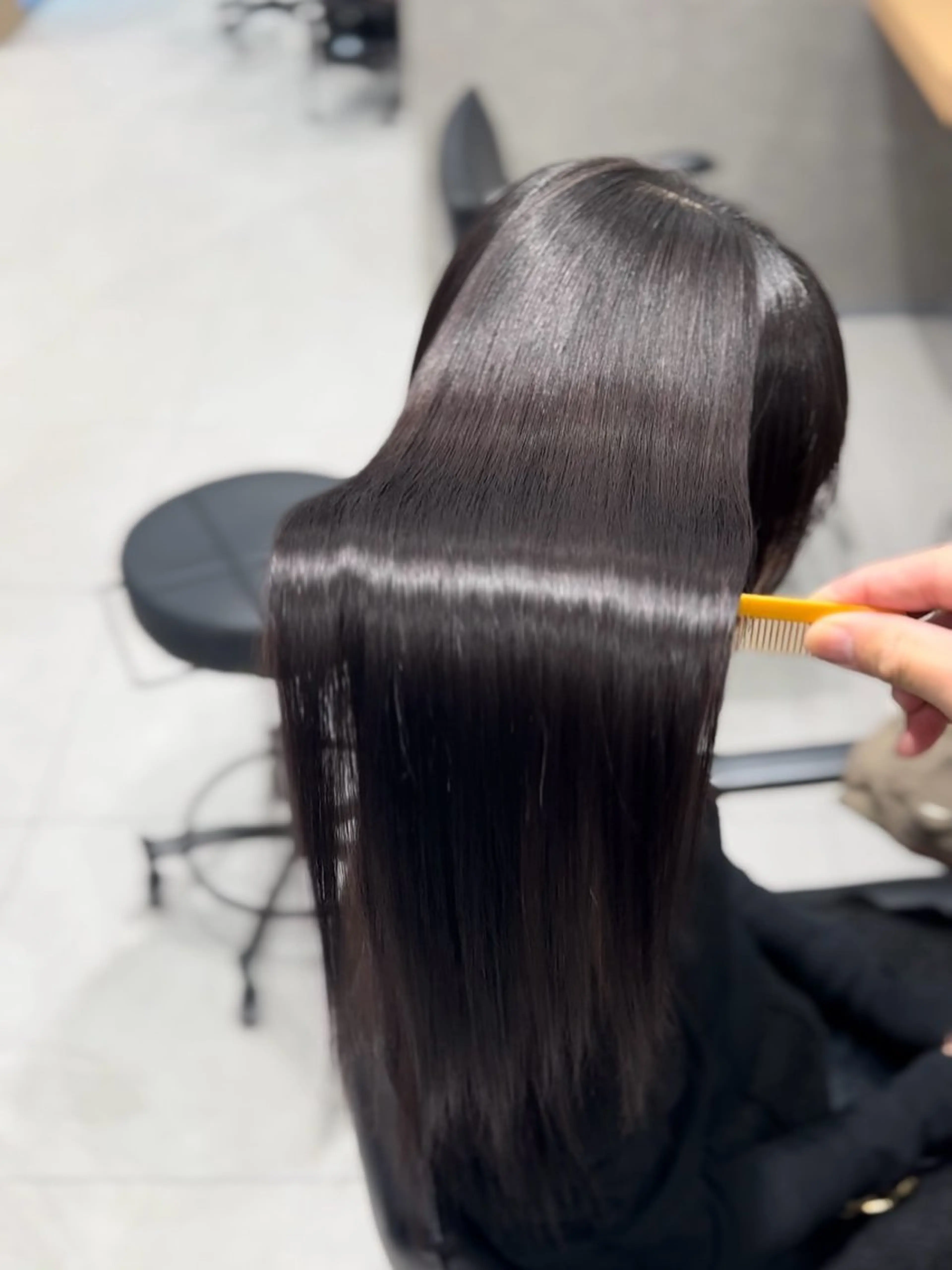 ロング 松川 尚維のヘアスタイル