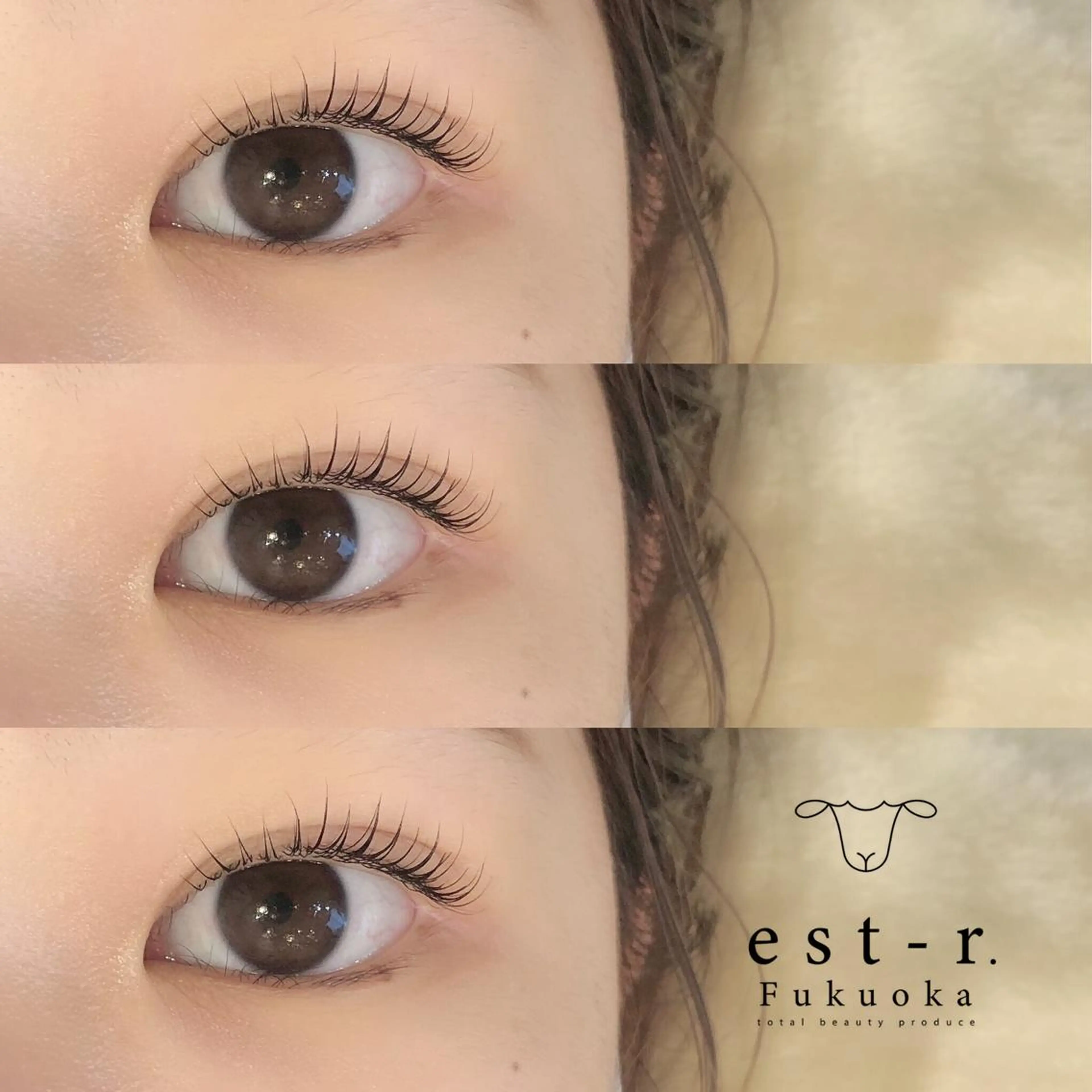 マツエク・マツパ フラットラッシュ パリジェンヌラッシュリフト まつげパーマ 下まつげエクステ 一重×まつ毛パーマ マツパ Riho/博多/ まつげパーマ/LEDのマツエク・マツパデザイン