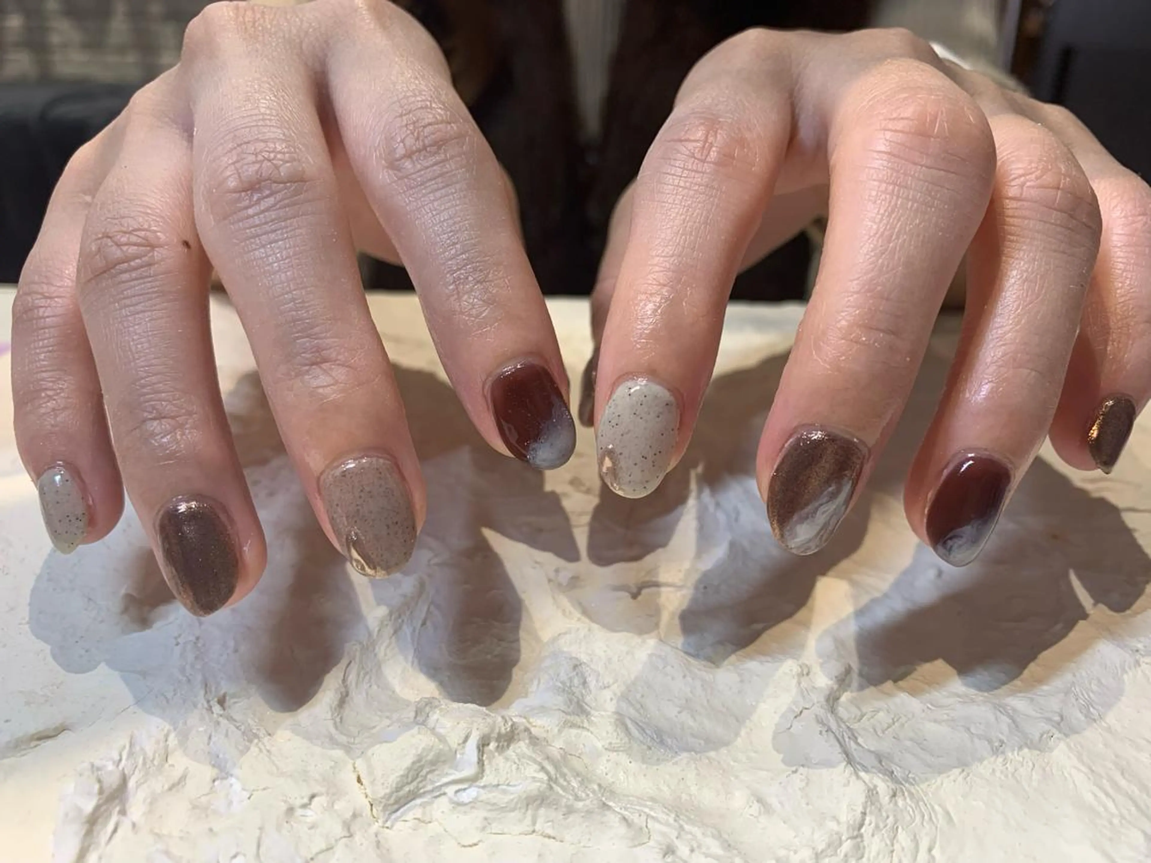 ネイル ニュアンスネイル マキノ ユイのネイルデザイン