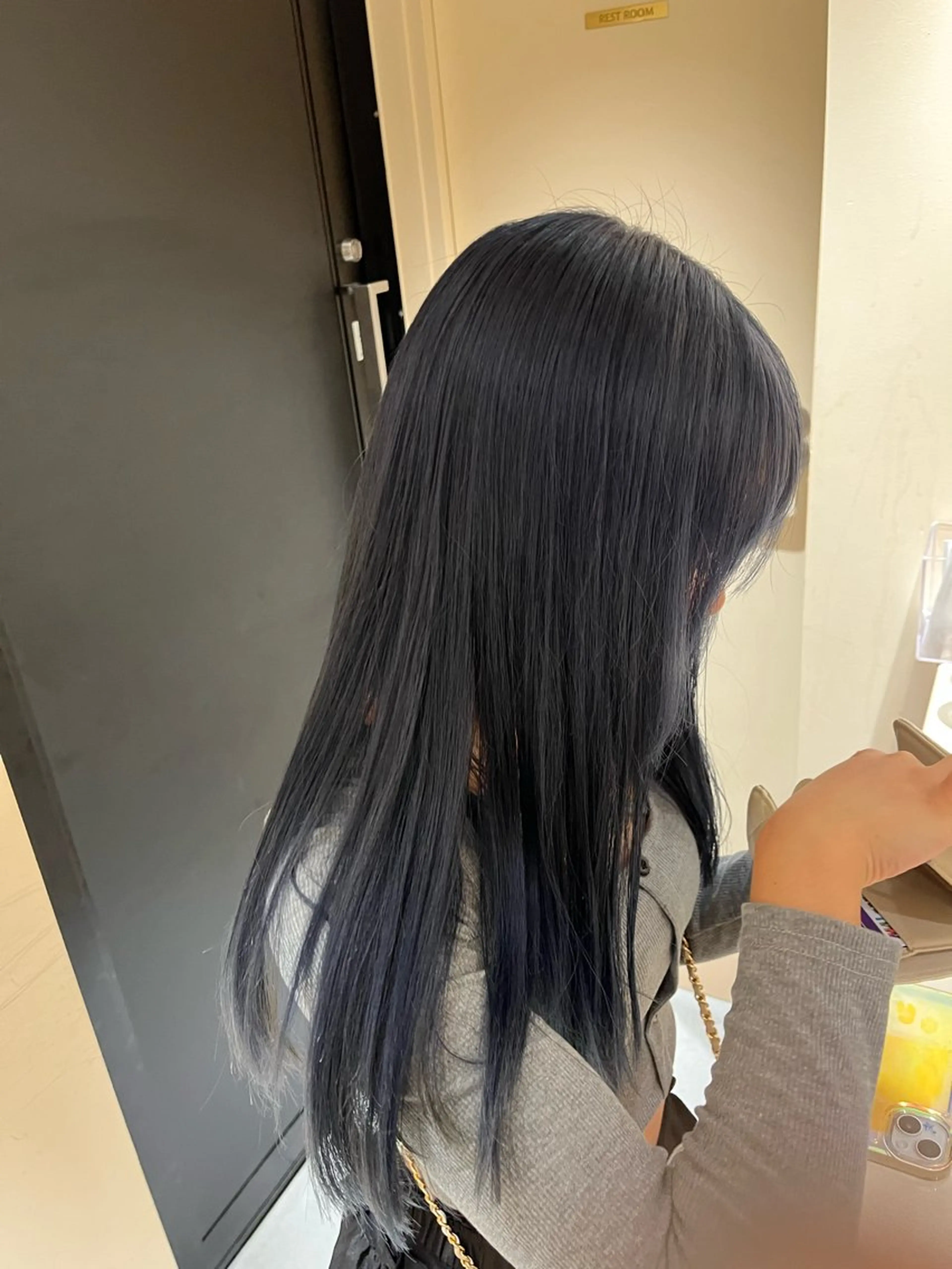 ロング カラー ヘアカラー トリートメント ナミ🩶暗髪/暖色 ❤️/透明感/縮毛のヘアスタイル