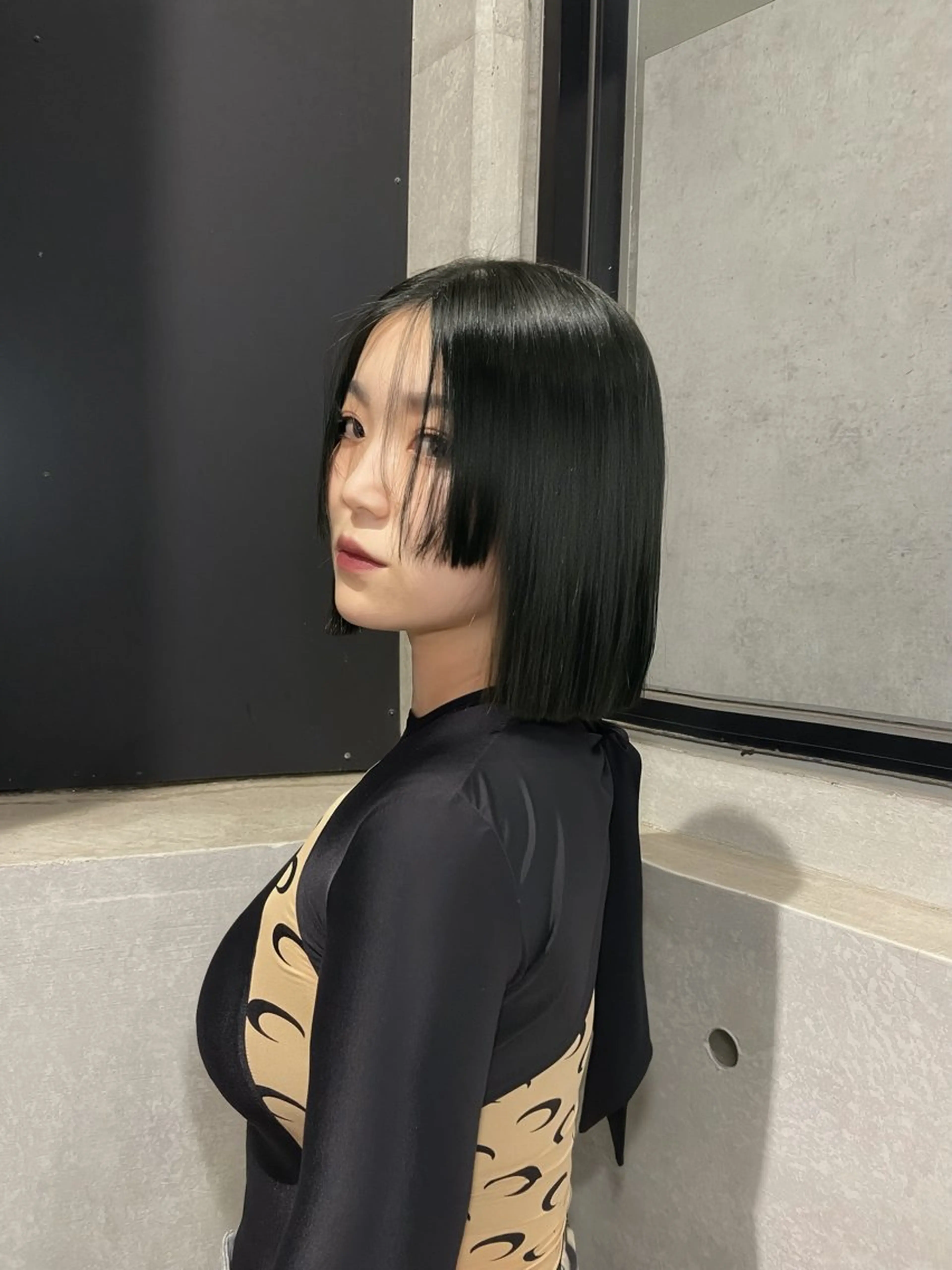 ショート カラー ブリーチ ブリーチなしカラー ボブ ヘアカラー ⠀ towaのヘアスタイル