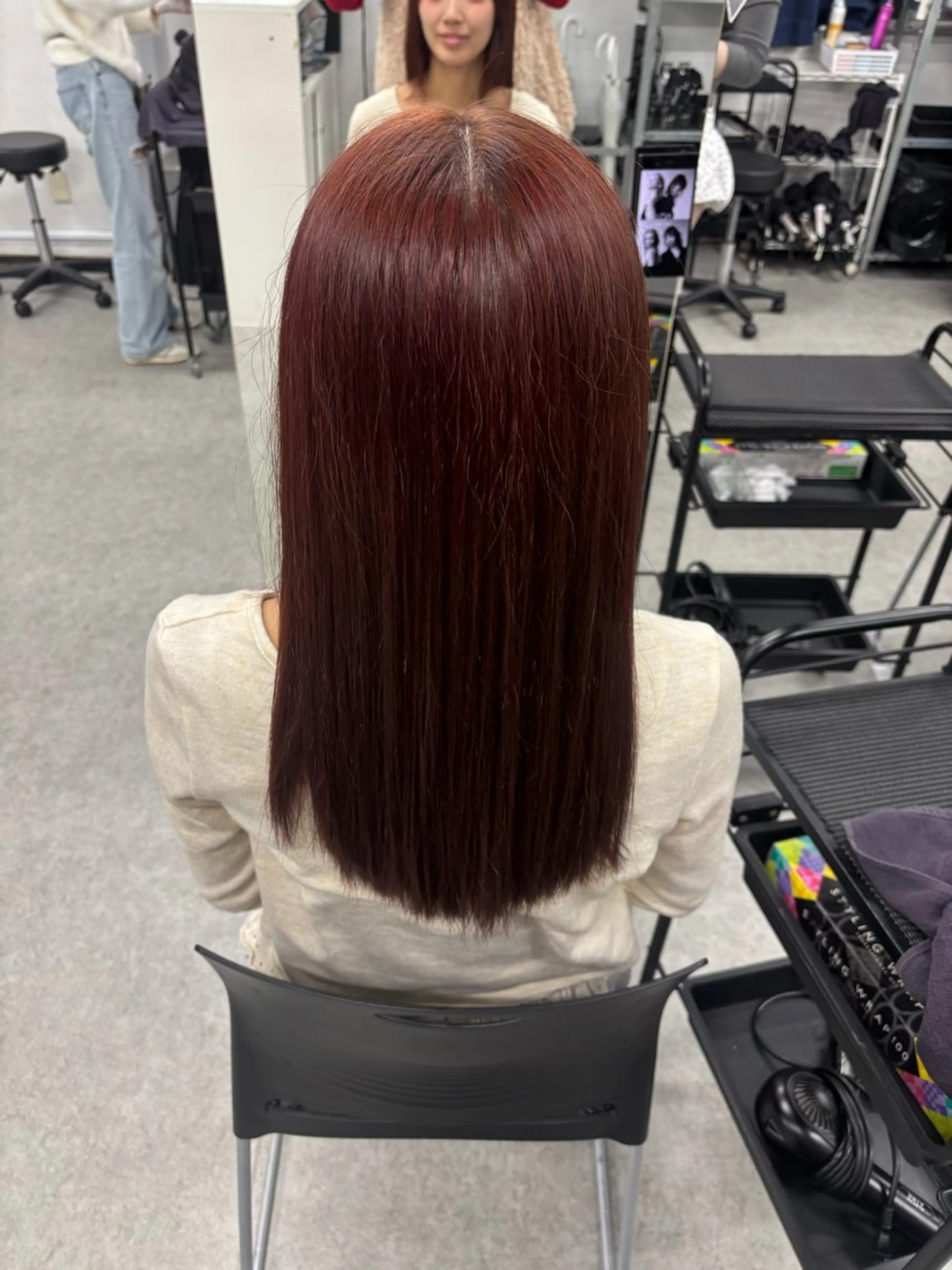 カラー ヘアカラー naami🖤透明感 ×ちゅるん艶髪🎀のヘアスタイル