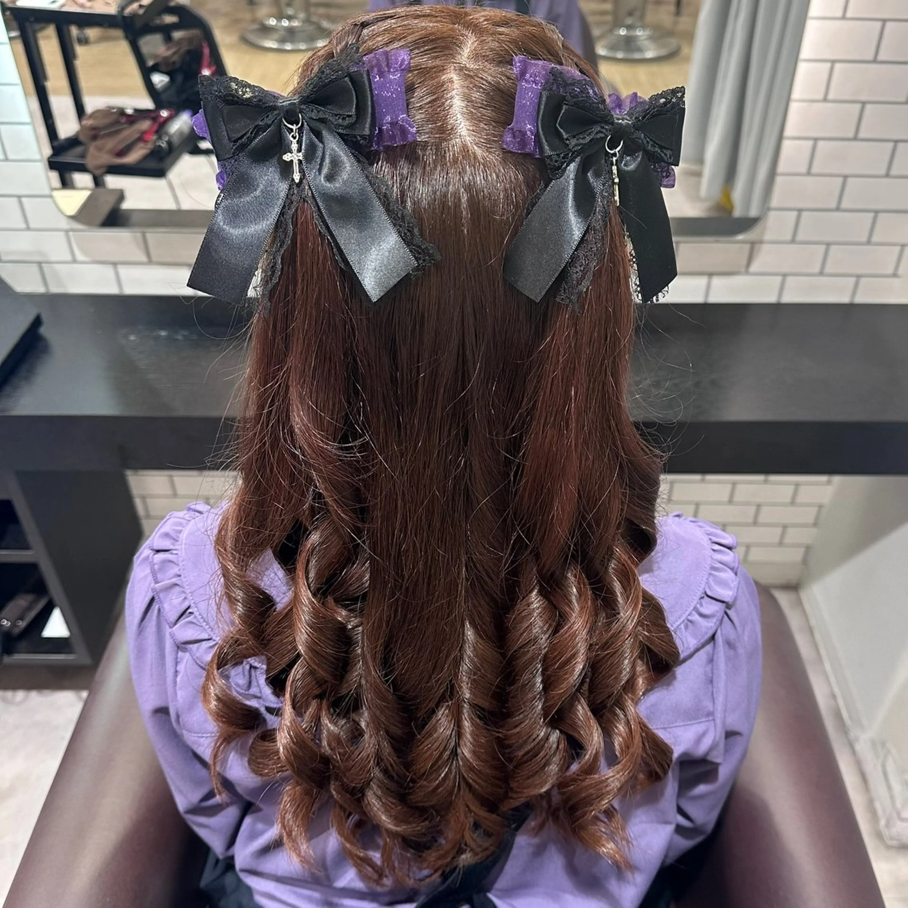 ロング ヘアアレンジ ヘアセット 🎀ヘアアレンジ 🎀ななみのヘアスタイル