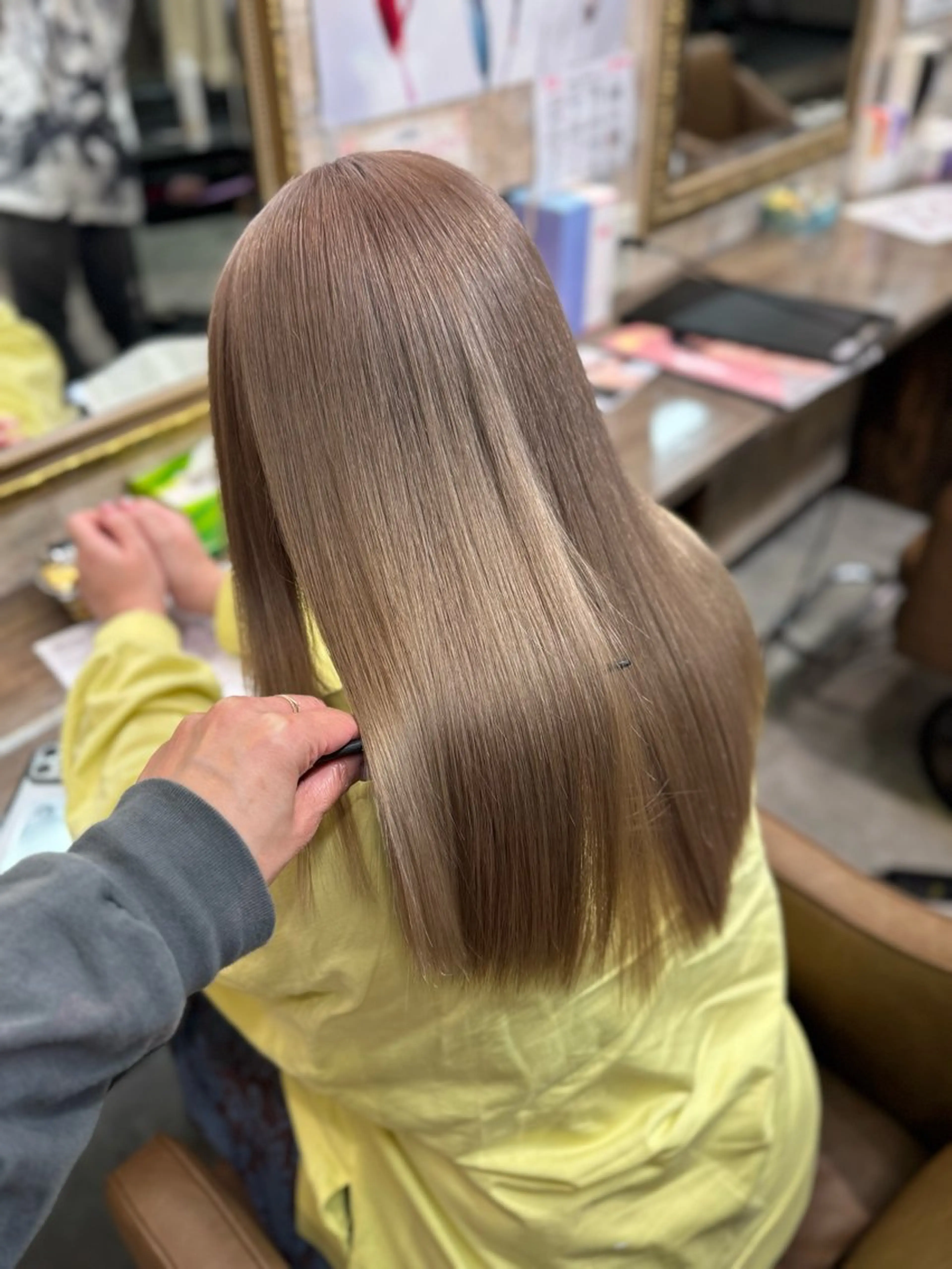 セミロング ヘアカラー トリートメント Arphy/ /のヘアスタイル