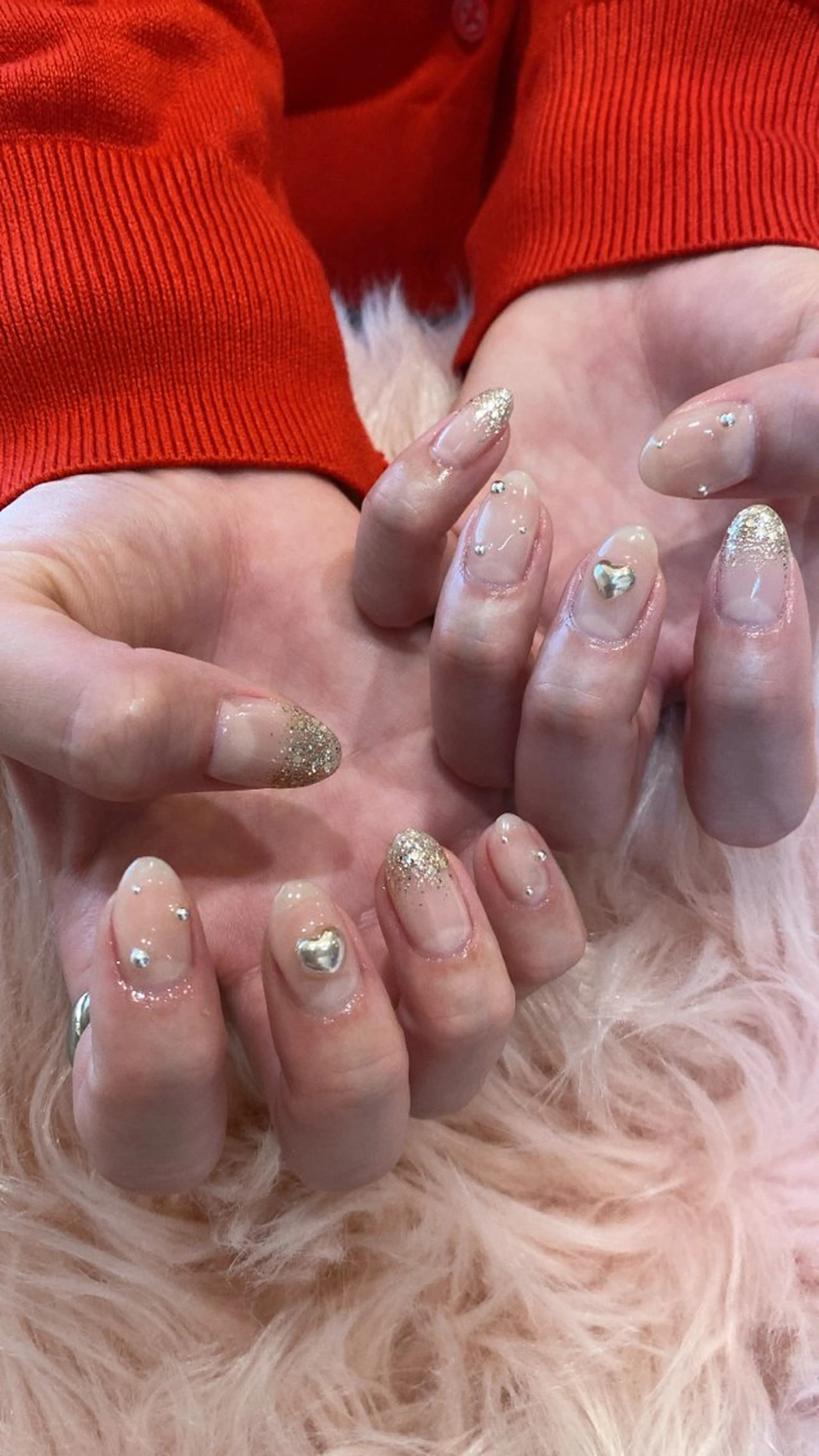 ネイル ハンドネイル crystal ⭐︎ colorのネイルデザイン