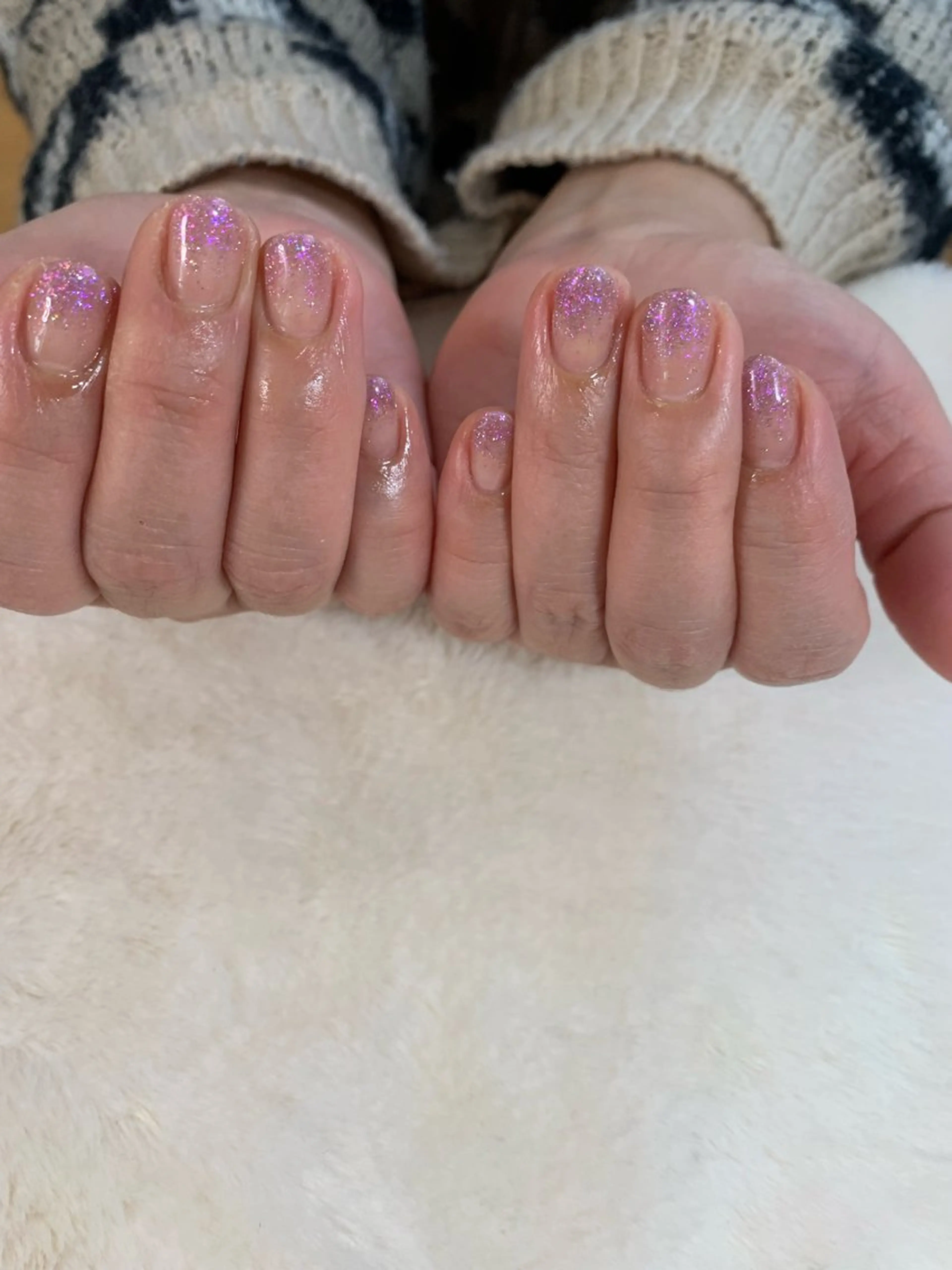 ネイル フラッシュネイル ラメ(グリッター) ハンドネイル Coconail 恭子のネイルデザイン