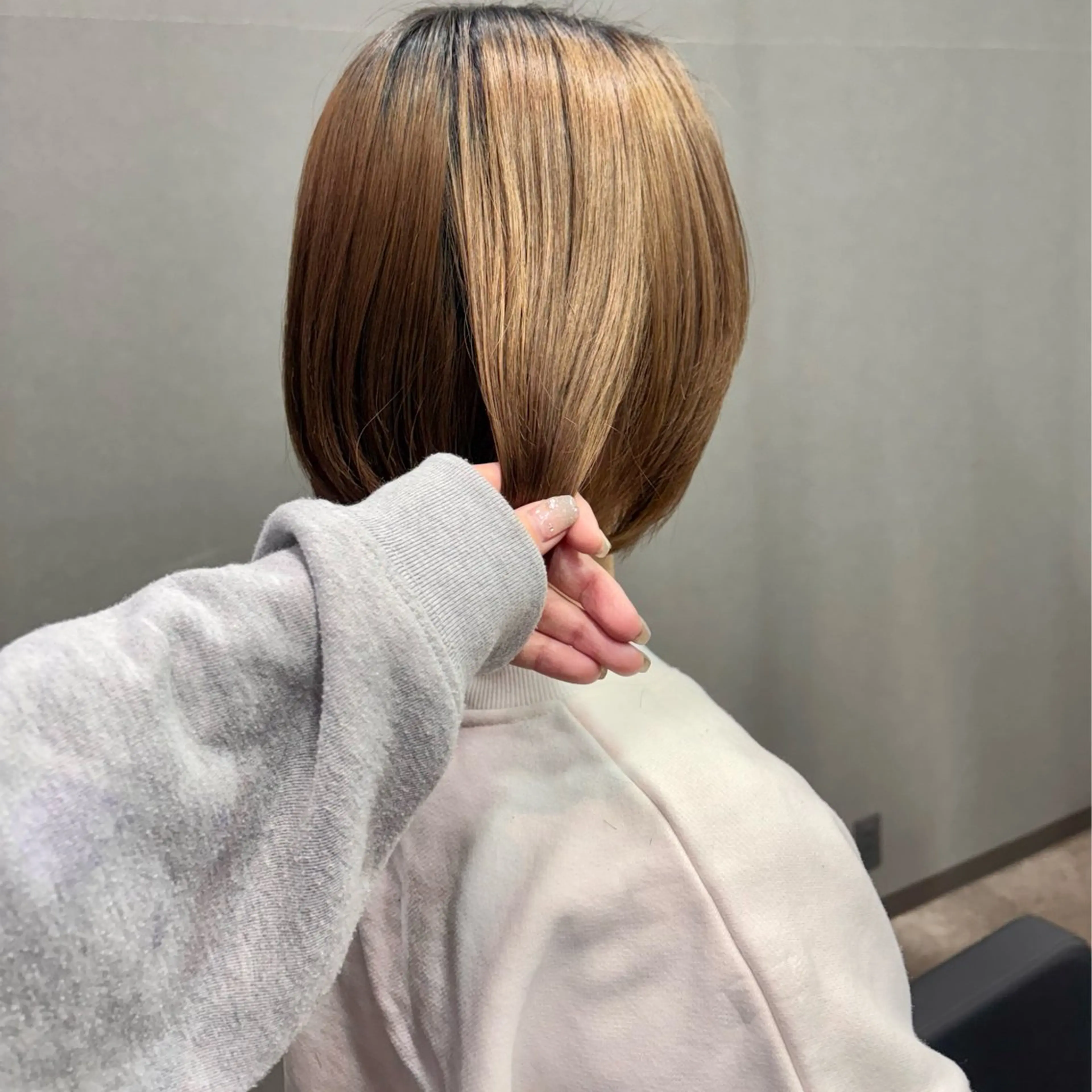 ショート カラー ブリーチ ブラウンカラー キャラメルブラウン ケアブリーチ トリートメント 浜松/メンズサロン/ Yuna🐈‍⬛🫧のヘアスタイル