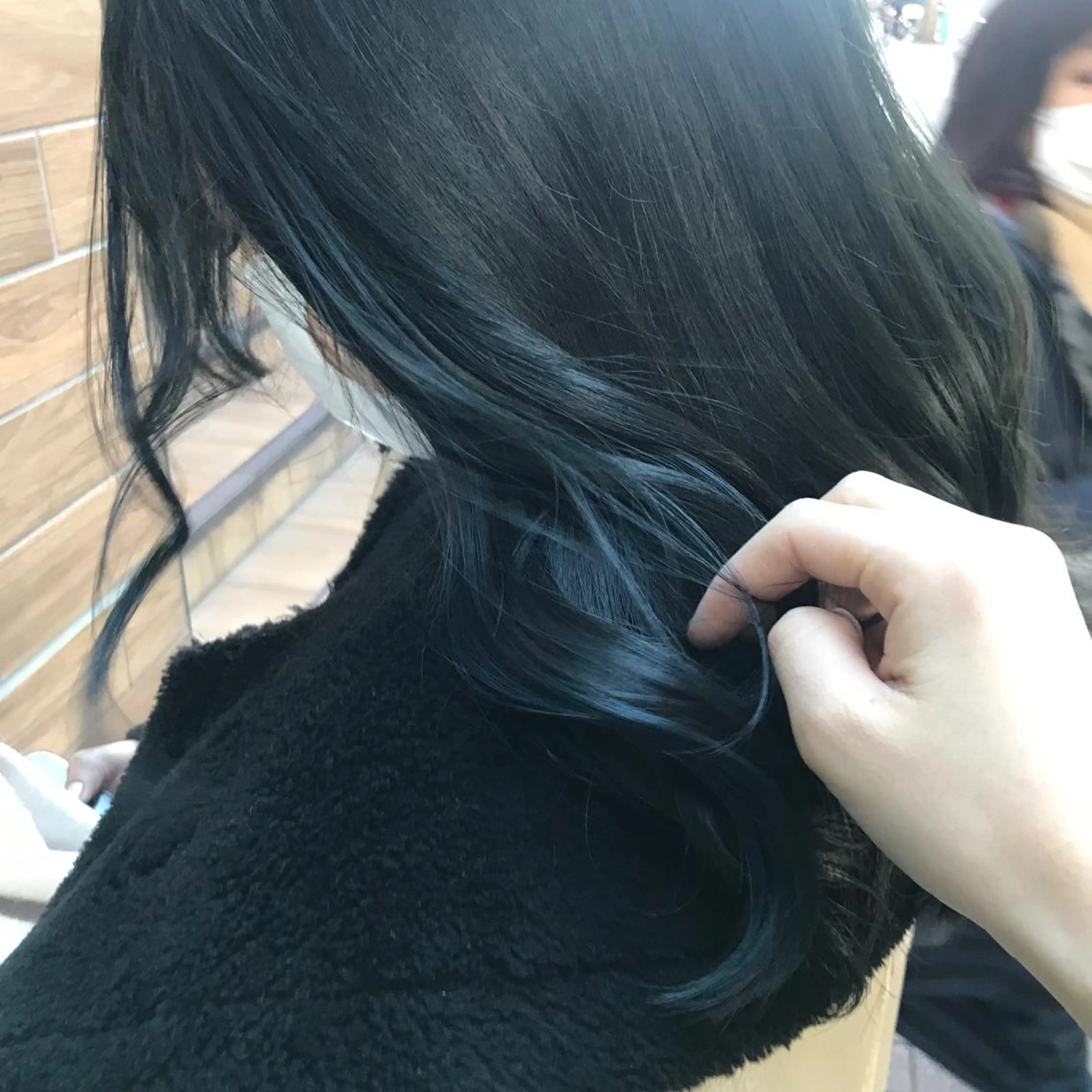 セミロング カラー ヘアセット/メンズ パーマChihoのヘアスタイル