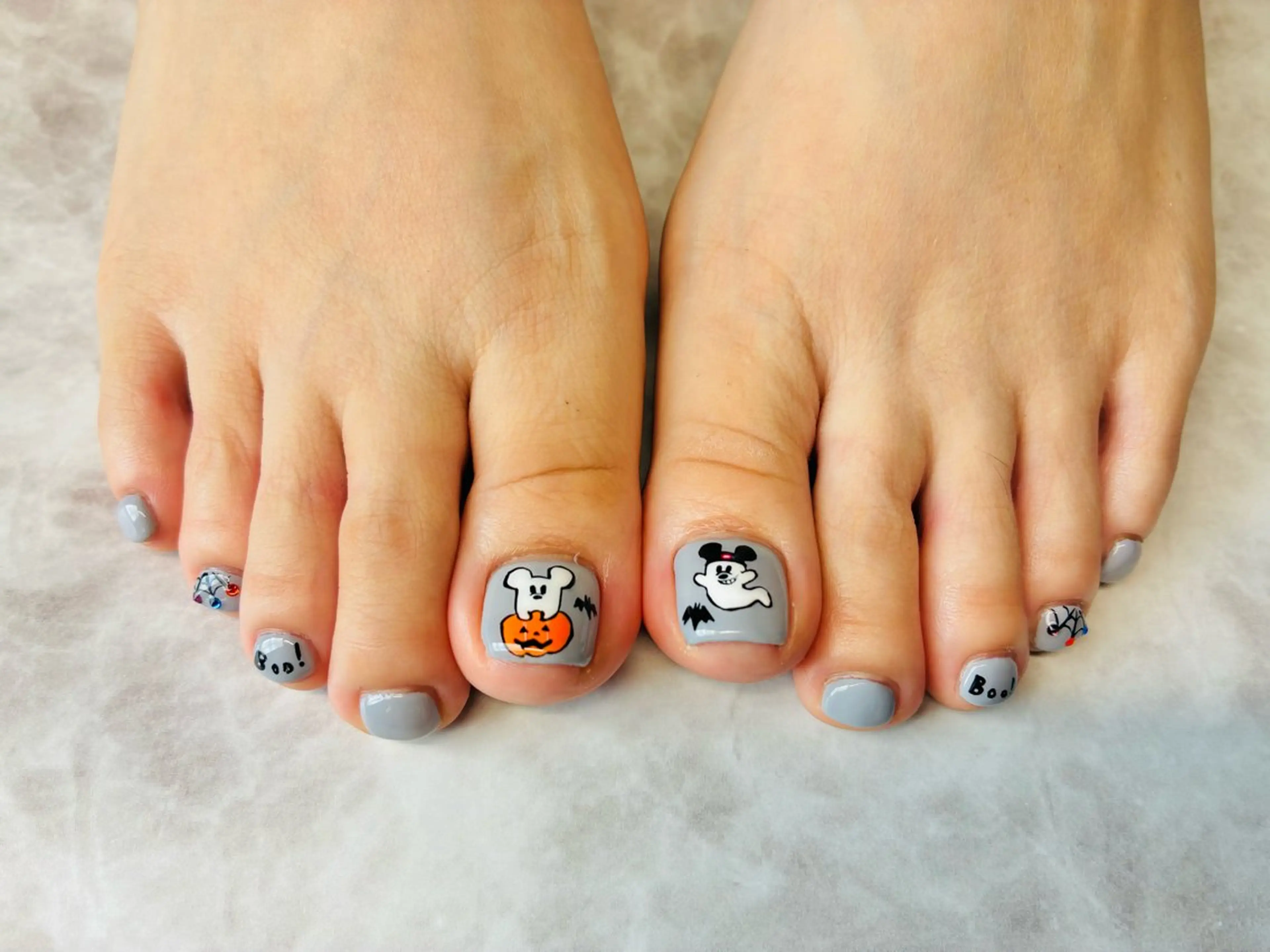 ネイル フットネイル ハロウィン SKY/☺︎nico エスケーワイ　ニコのネイルデザイン