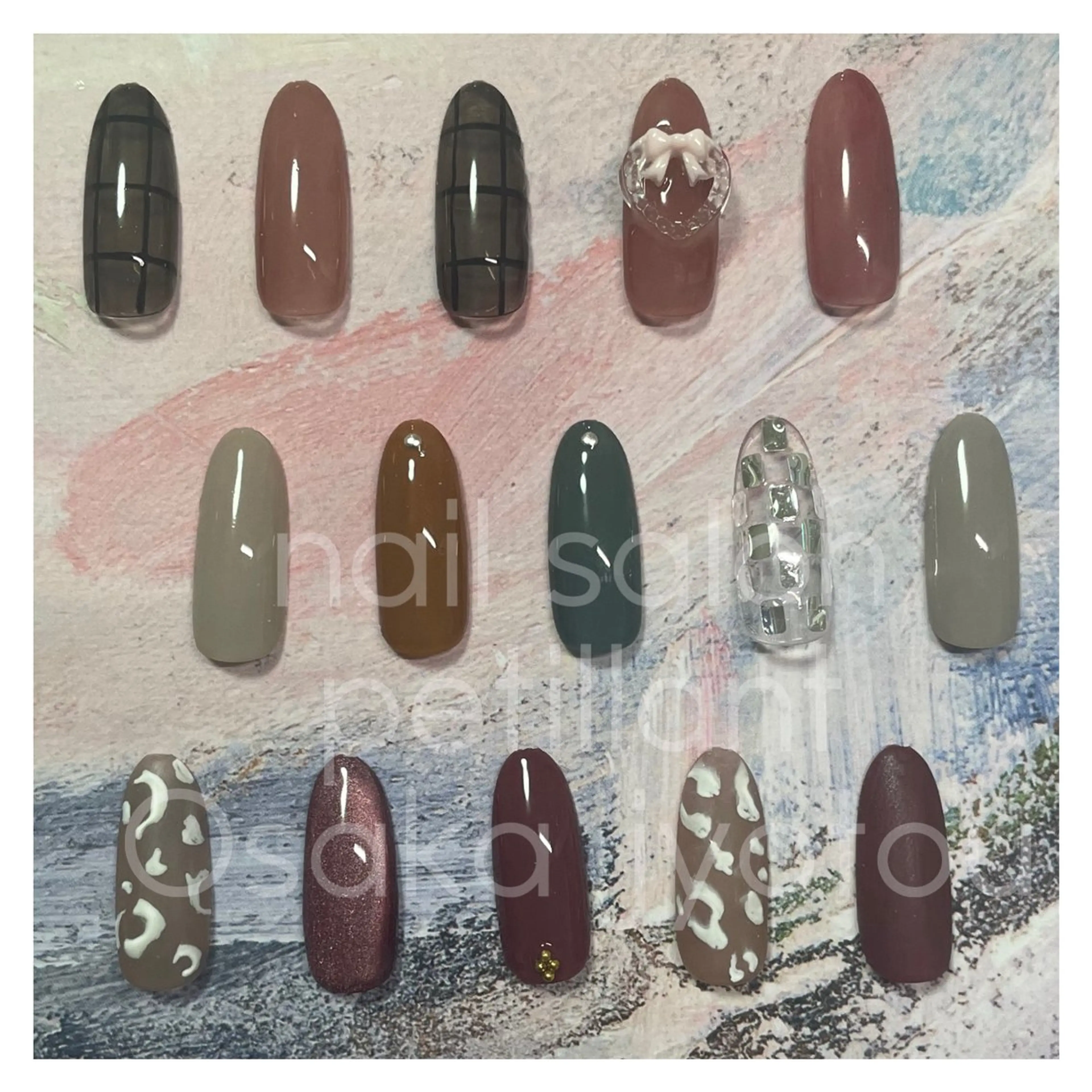 ネイル マットネイル nail salon petillantのネイルデザイン