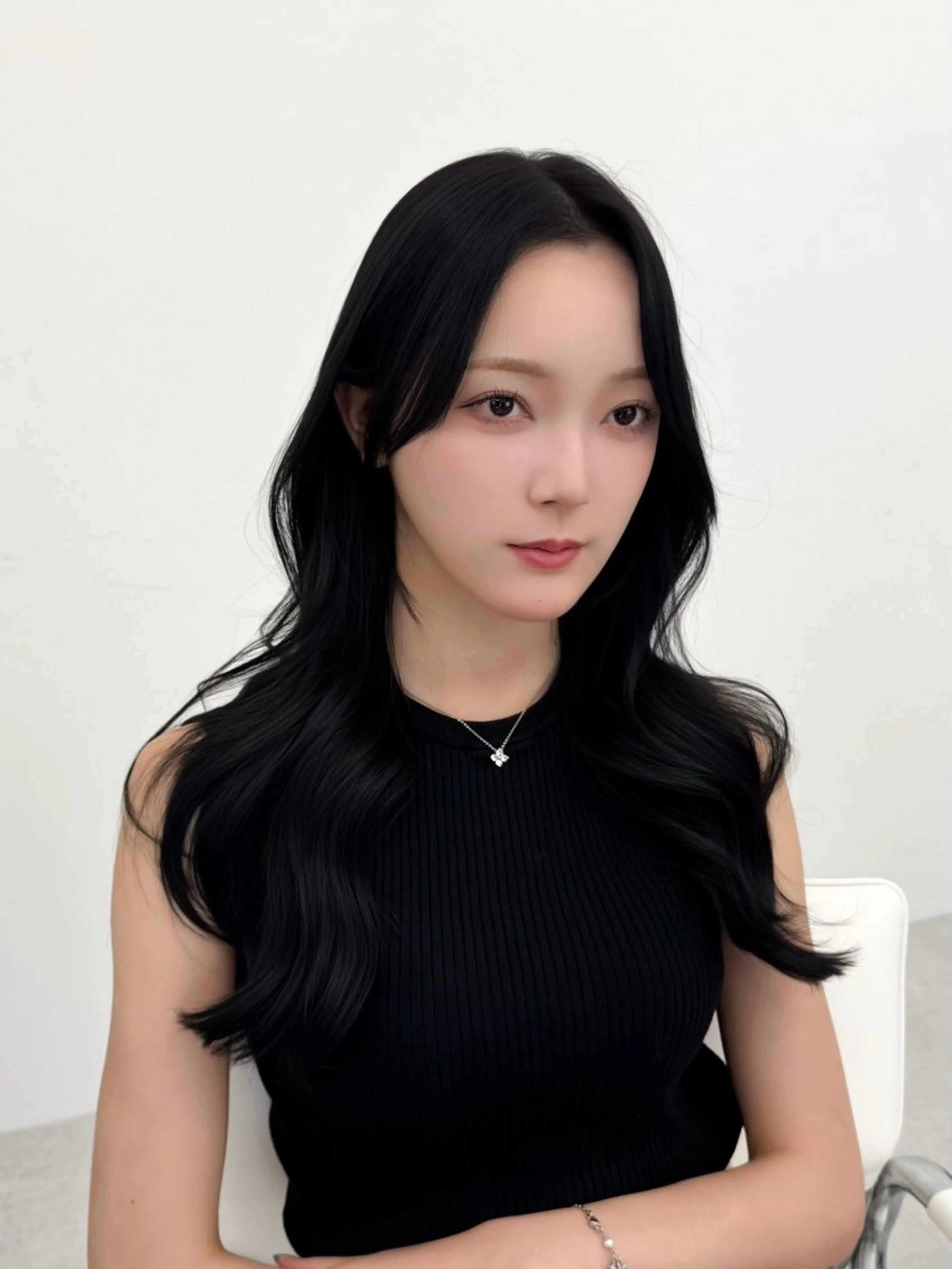 セミロング カラー ヘアアレンジ 顔周り&ミディアム 特化/池袋/kokiのヘアスタイル