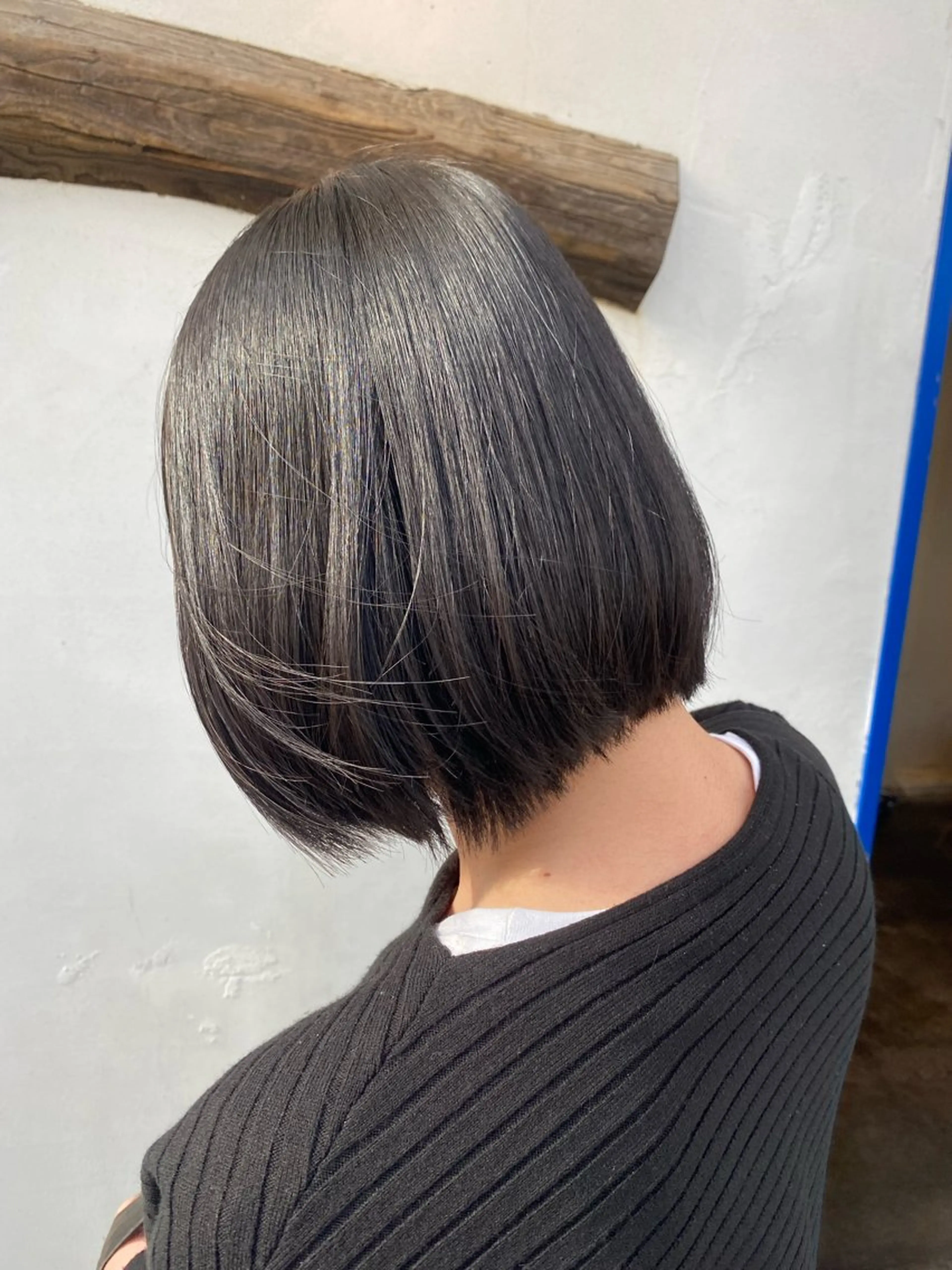 ミディアム 縮毛矯正 ZAZA YUKAのヘアスタイル