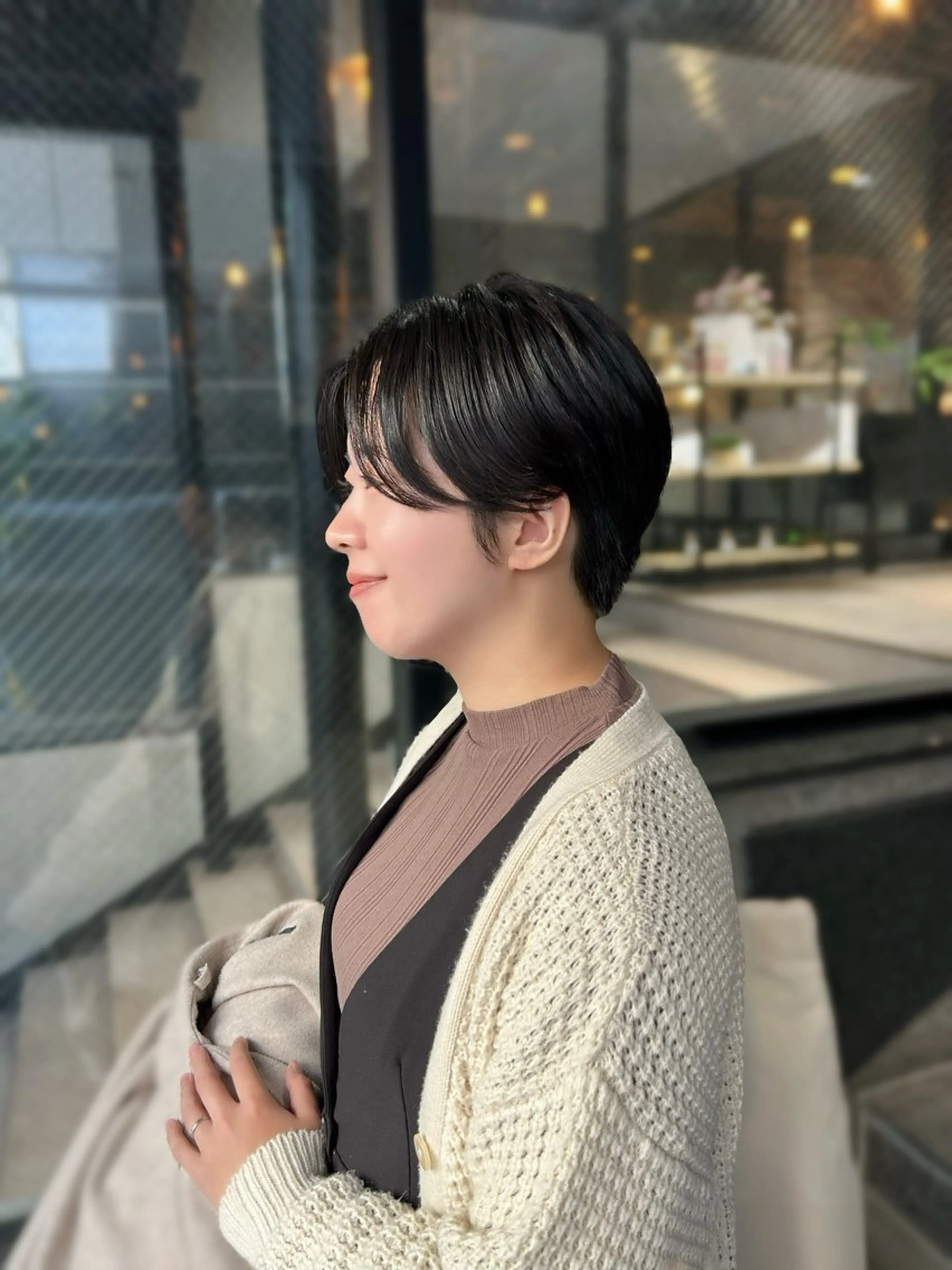 ショート 似合わせカット ショートヘア カット ヘアカラー トリートメント As hair所属・柔らか垢抜けｶﾗｰと ｶｯﾄ🫧ASUKAのヘアスタイル