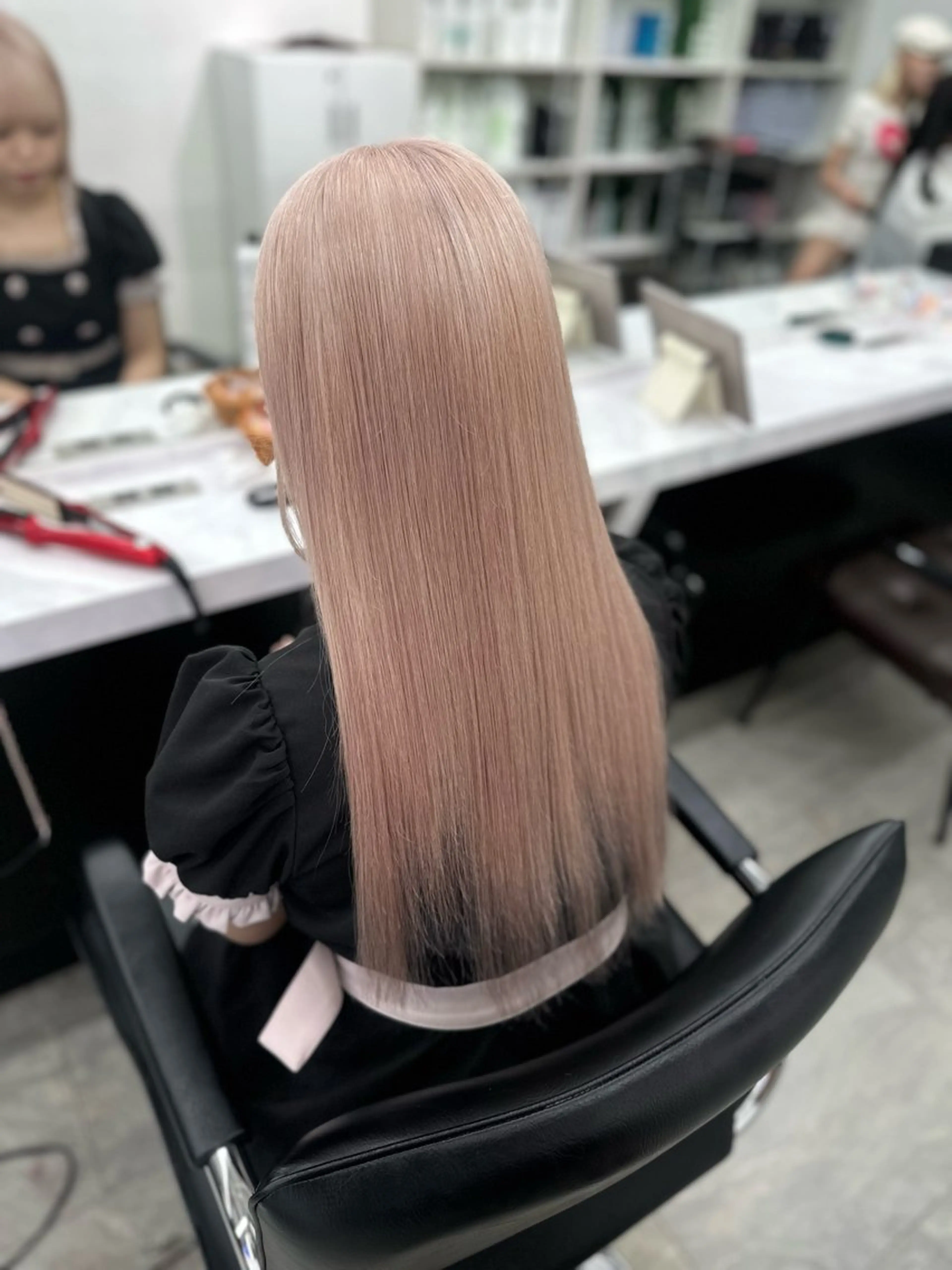 ロング カット ヘアカラー トリートメント プルエクステ/カラー ⭐️KIR̋Aのヘアスタイル
