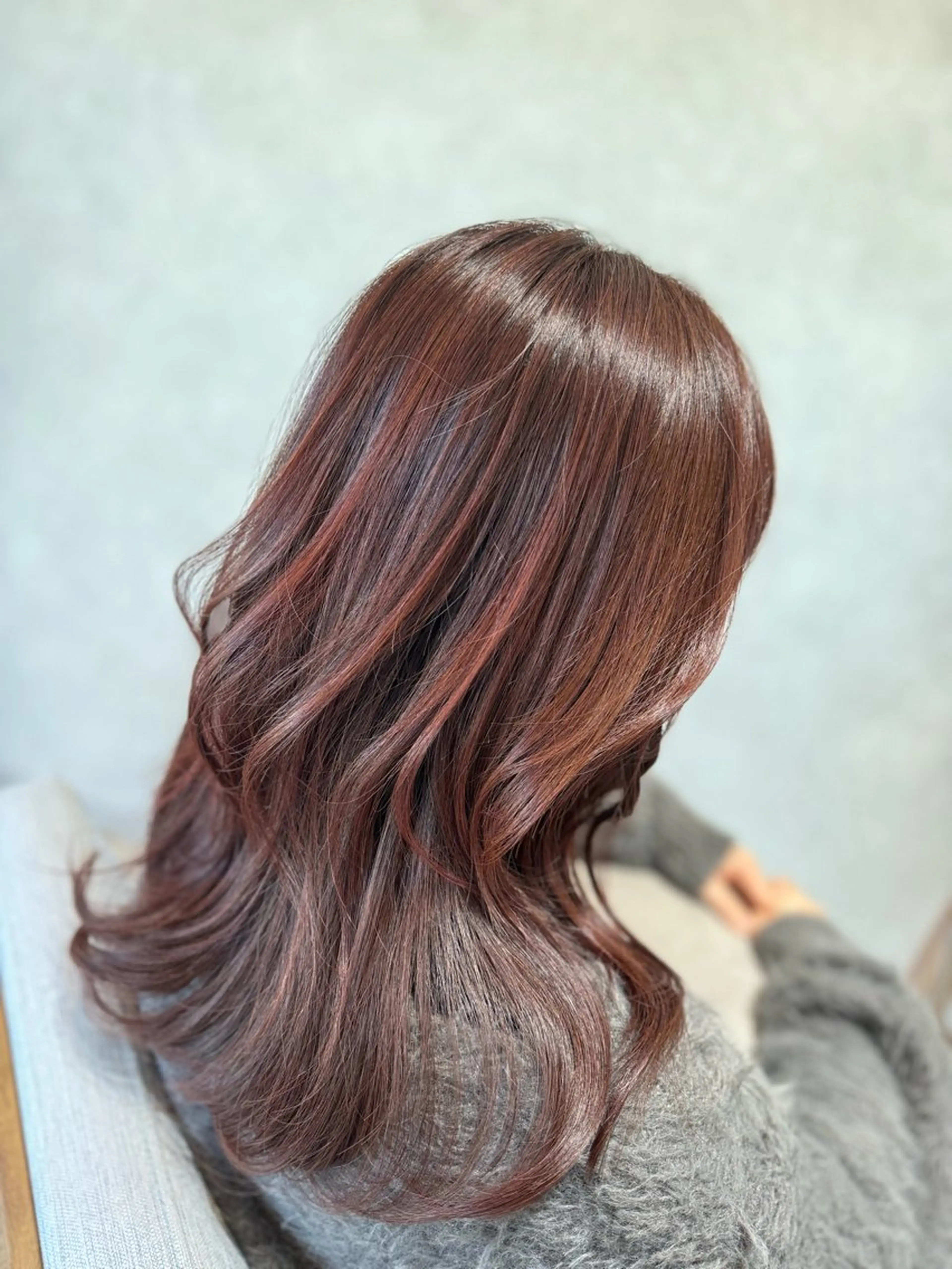 セミロング カラー ヘアアレンジ ヘアカラー YUKA .のヘアスタイル