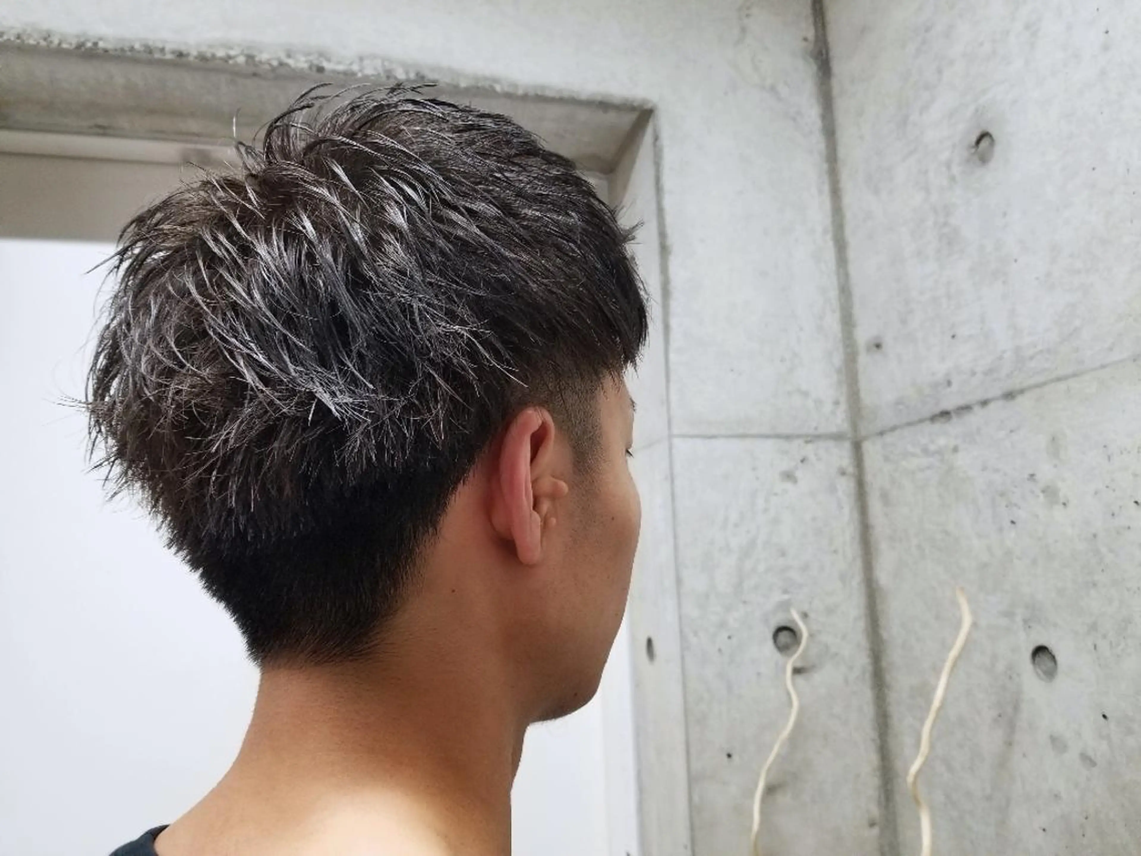 メンズカット+似合わせカラーの写真