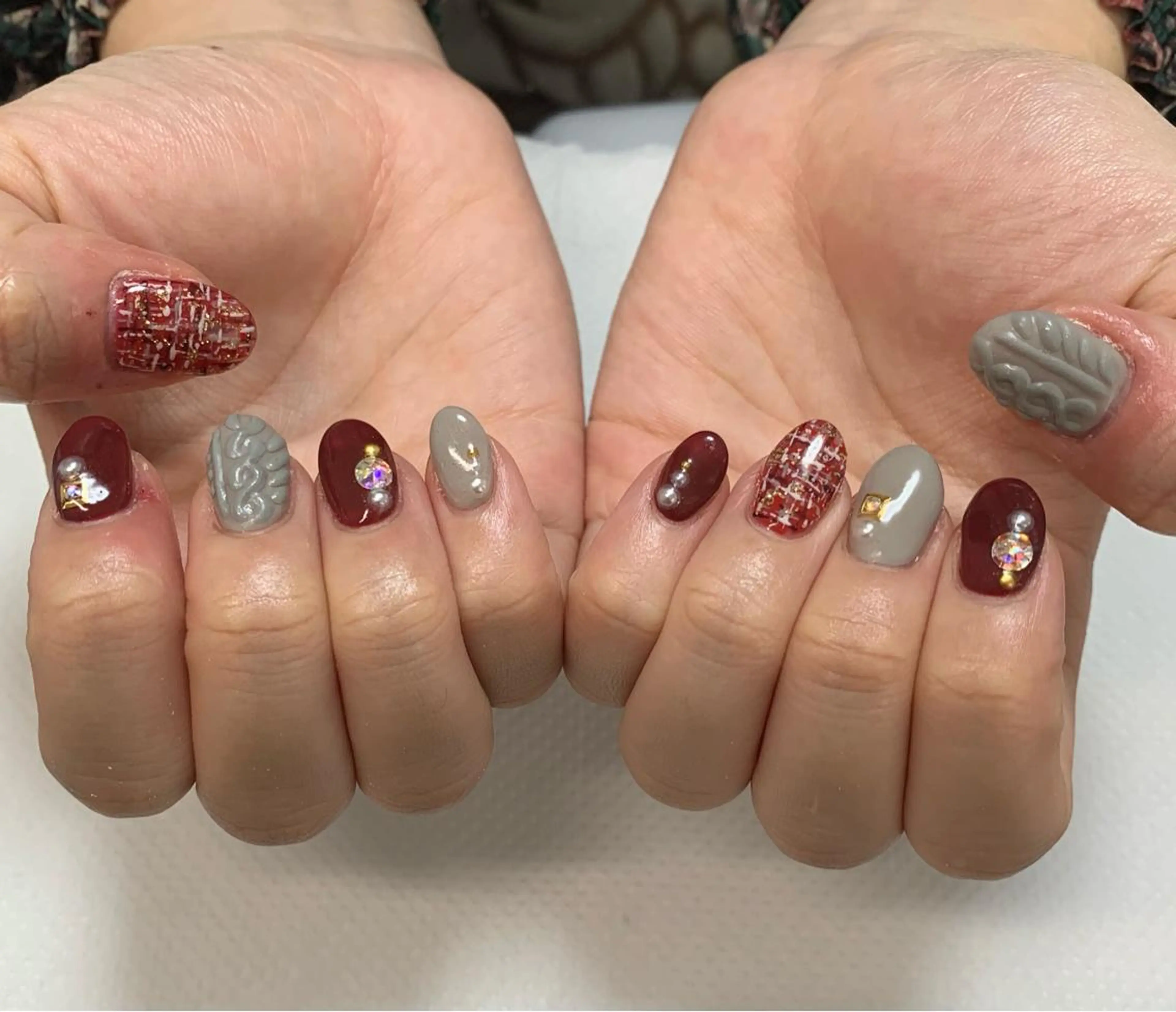 ネイル 長さ出し nail M&Tのネイルデザイン