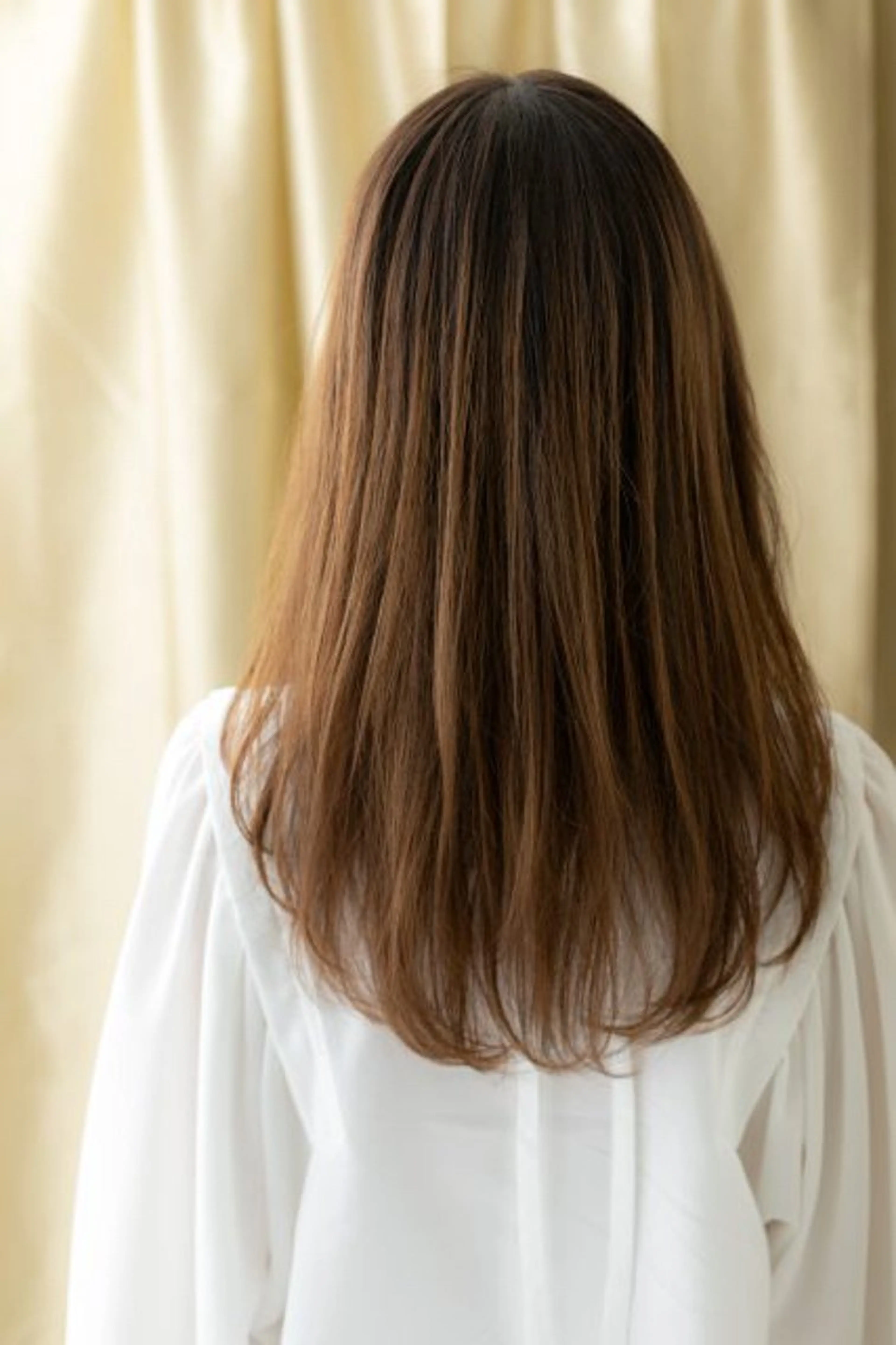 ロング カラー パーマ クセ毛解決💠艶髪 縮毛矯正💠棚村竜太のヘアスタイル