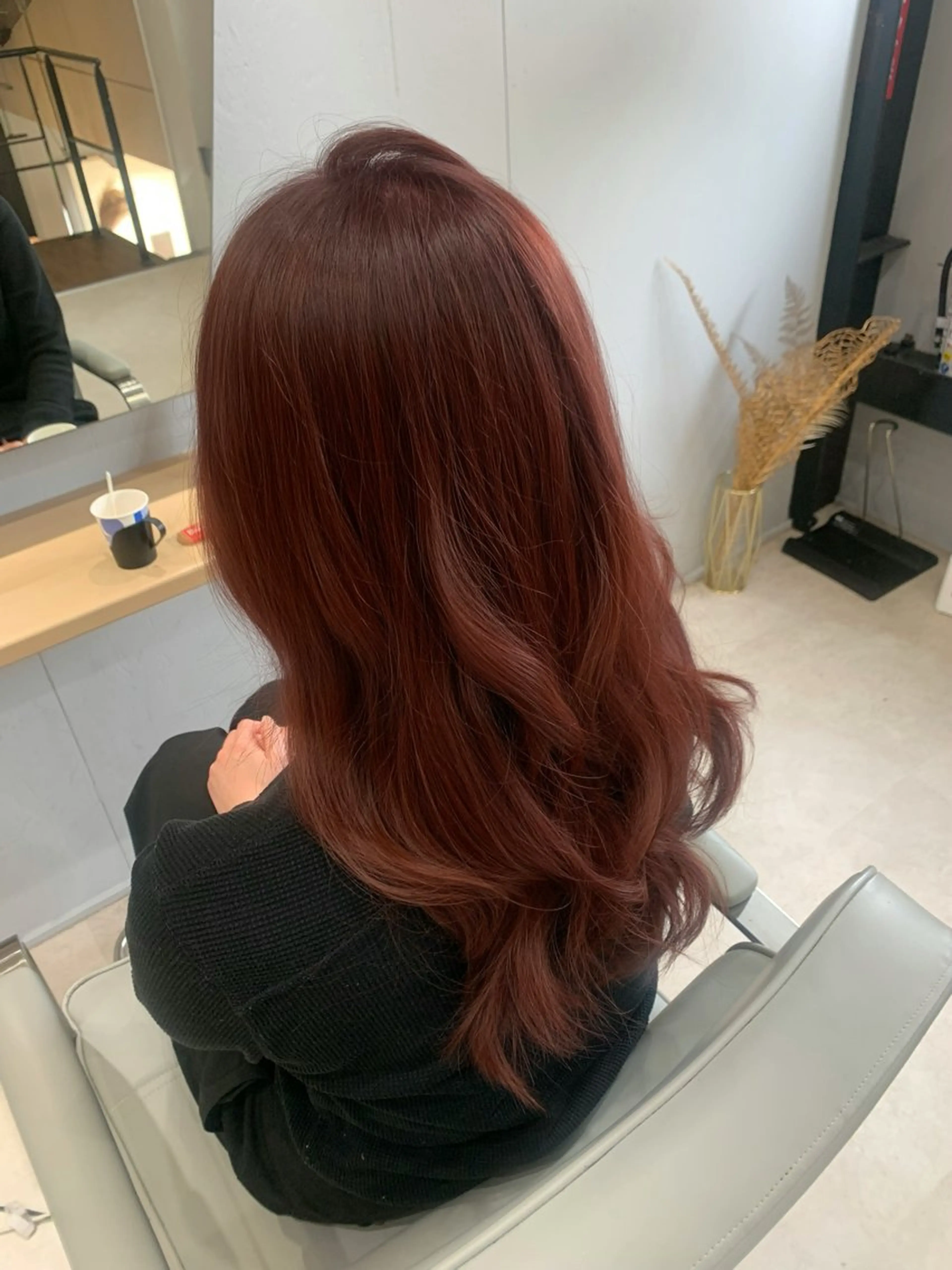 ロング ヘアカラー 本多 永佳のヘアスタイル