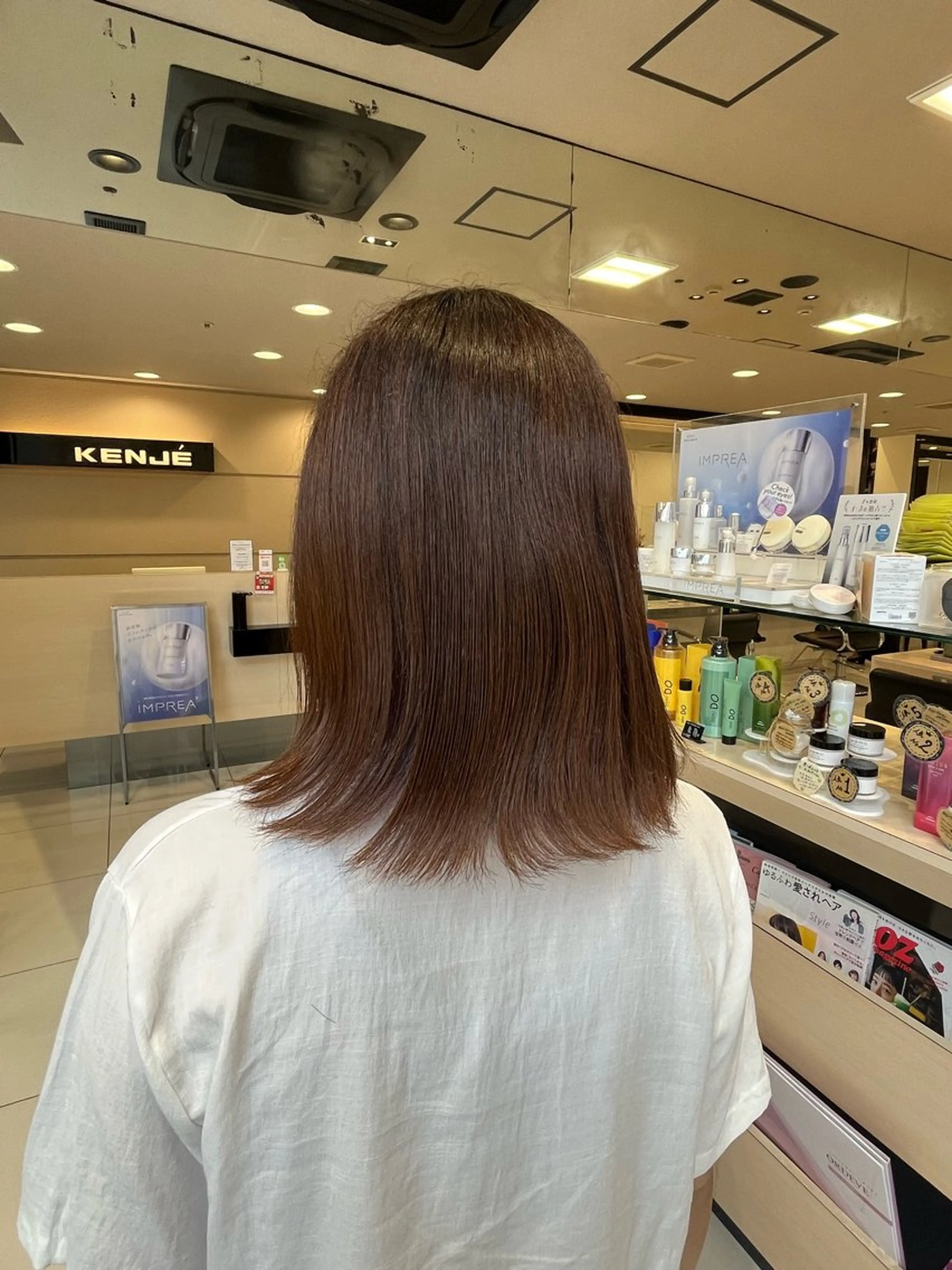 ミディアム カラー ヘアカラー 🎀大人可愛く🎀 艶髪sayakaのヘアスタイル