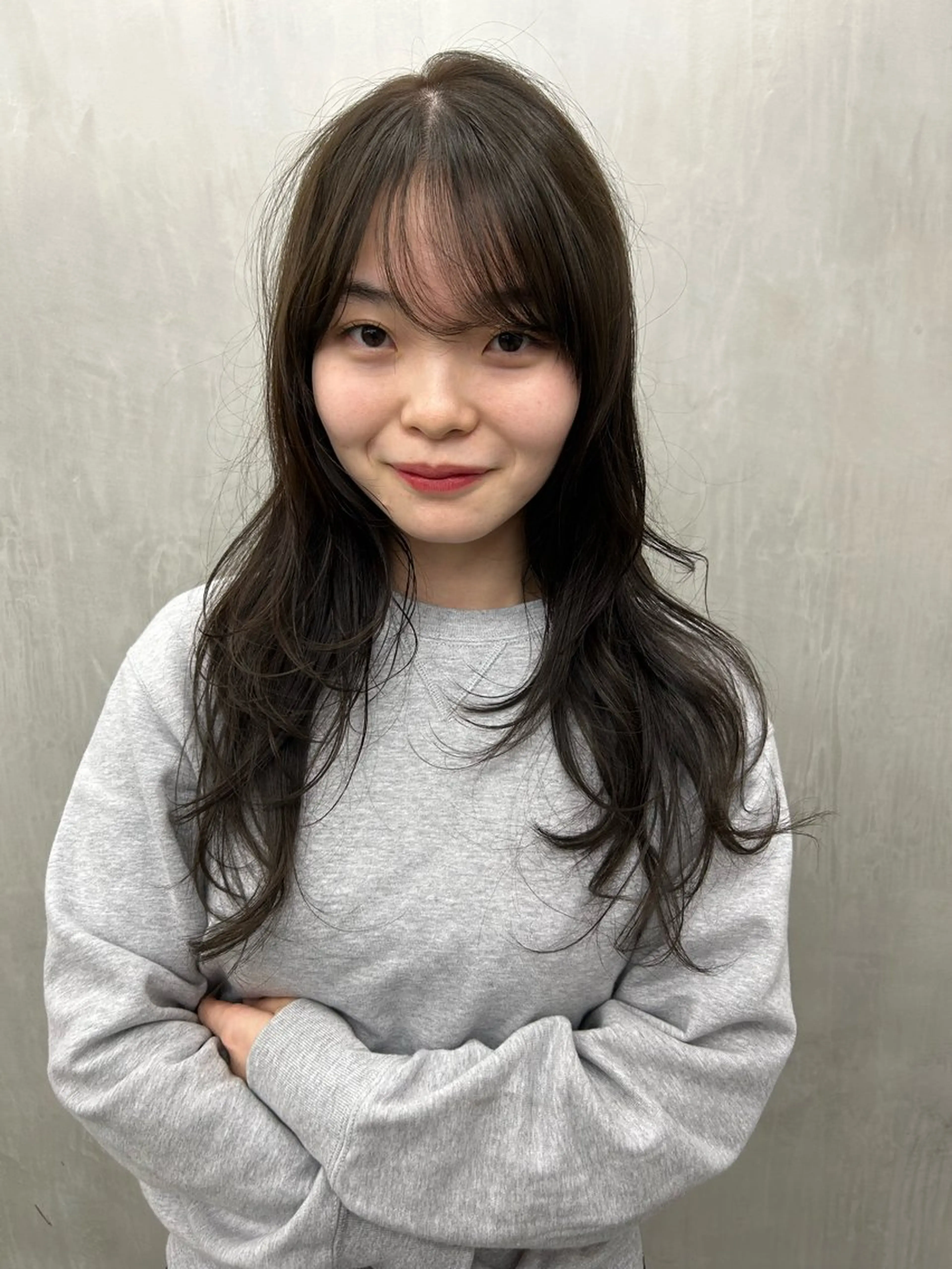 セミロング カラー 似合わせカット✂︎ りょお🫧のヘアスタイル