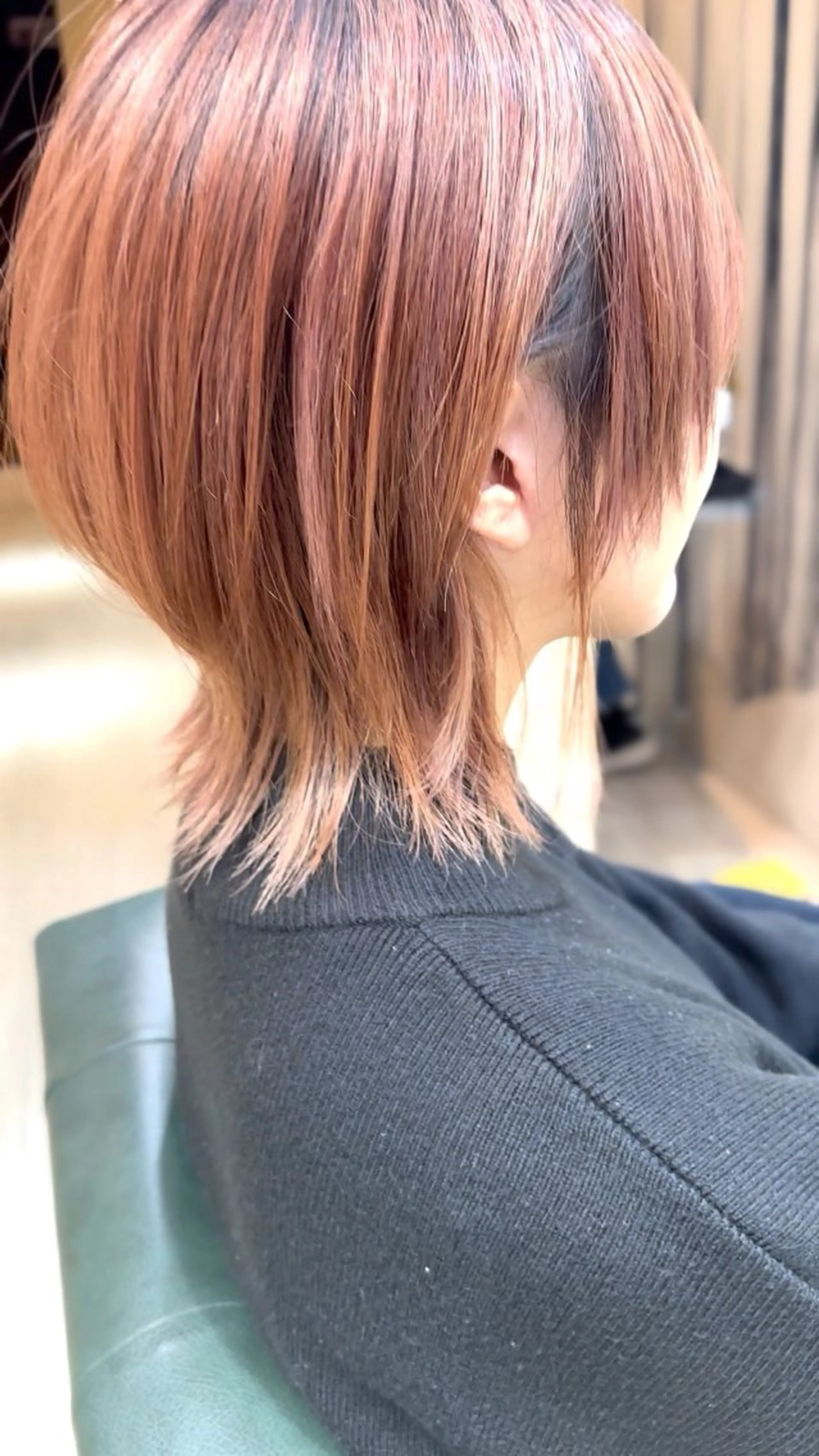 ミディアム ウルフカット 坂 直樹のヘアスタイル