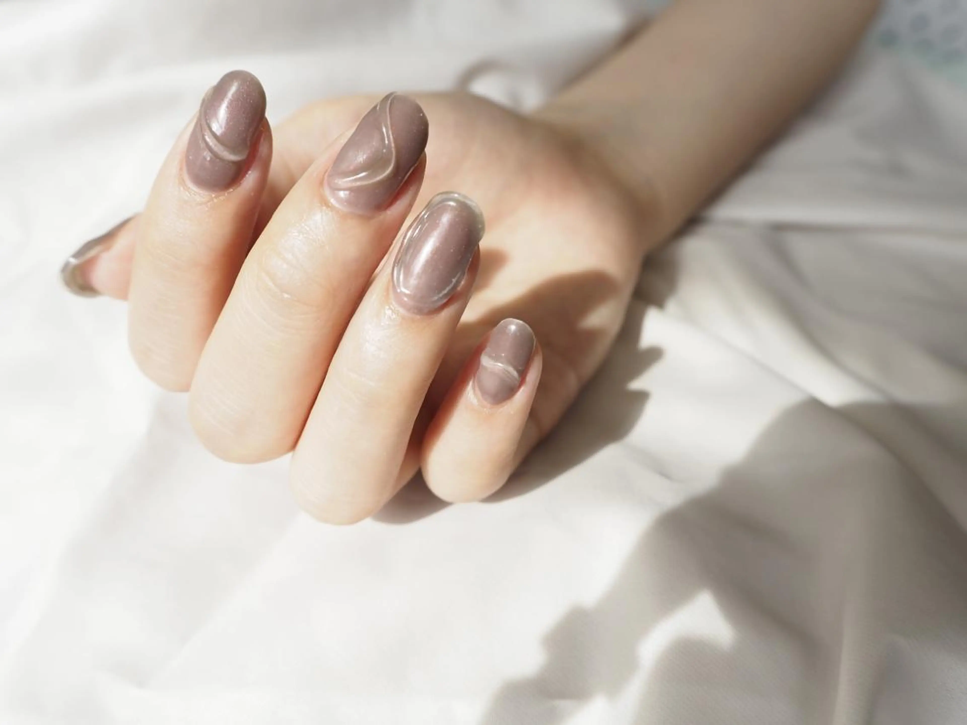 ネイル クリアネイル ニュアンスネイル セキグチ guttinailのネイルデザイン