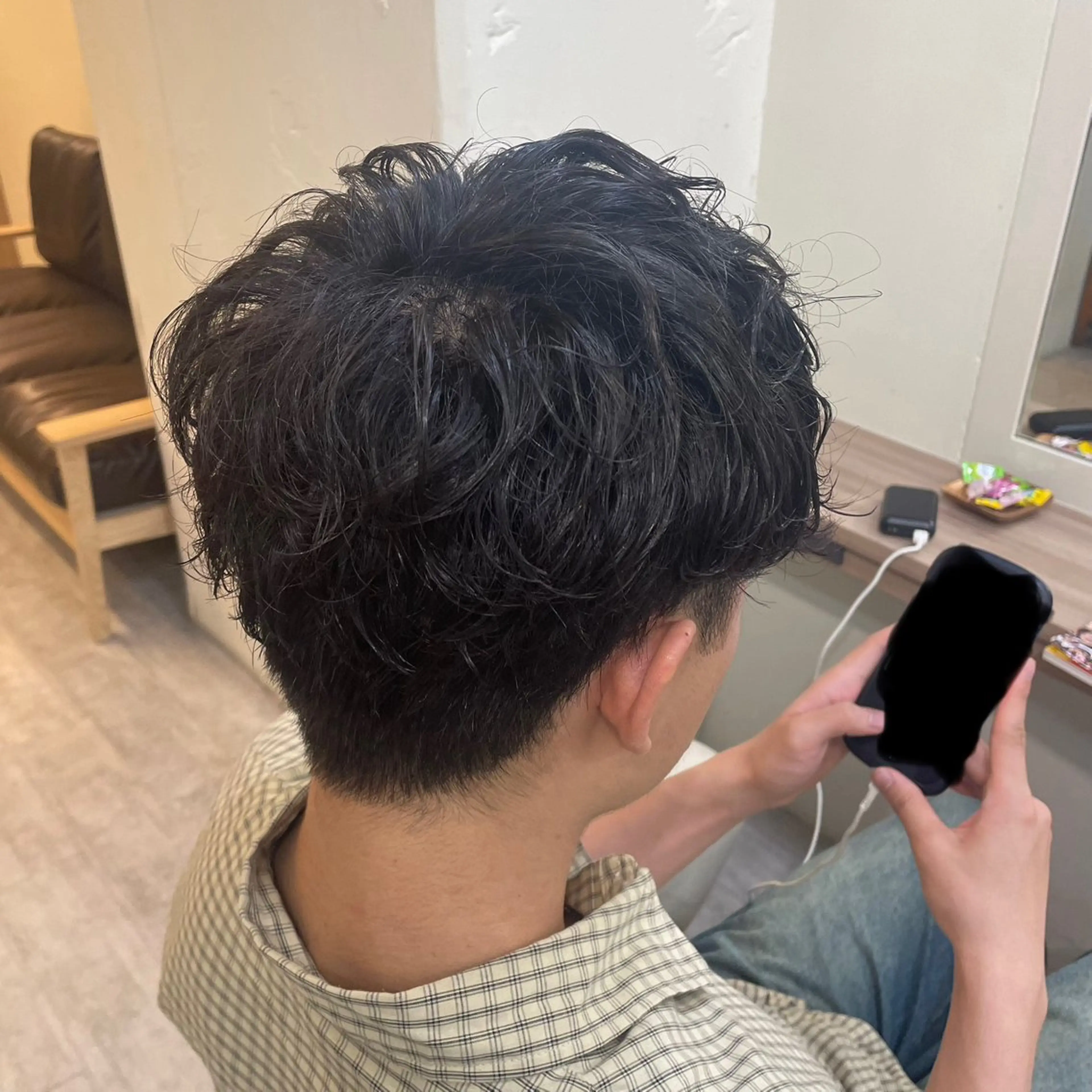 パーマ Nest千葉颯 メンズスタイリストのヘアスタイル