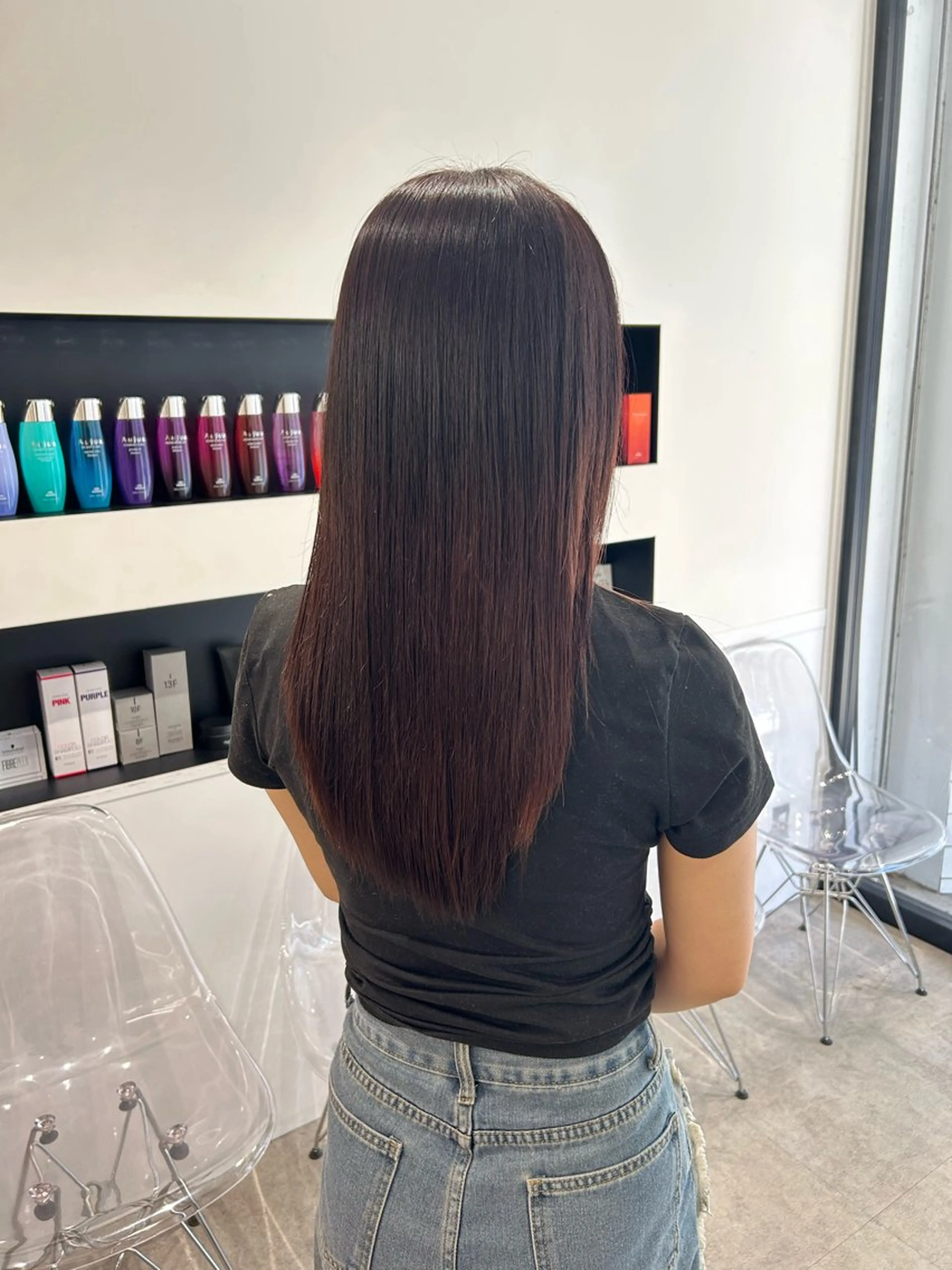 ロング カラー ヘアカラー トリートメント himari💜 ハイトーンカラーのヘアスタイル