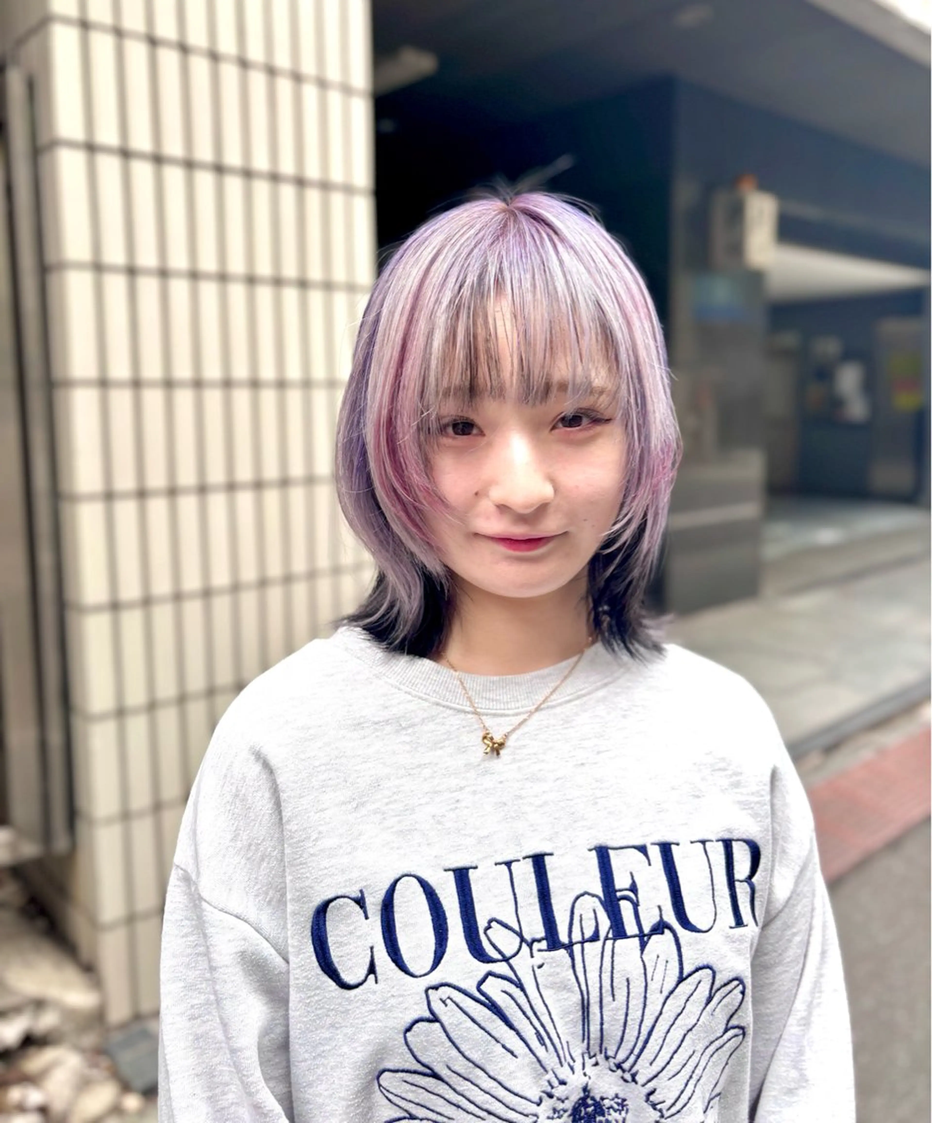 【デザインカラー】🌈ブリーチ+オンカラー+トリートメント+クイックスパ🌈の写真