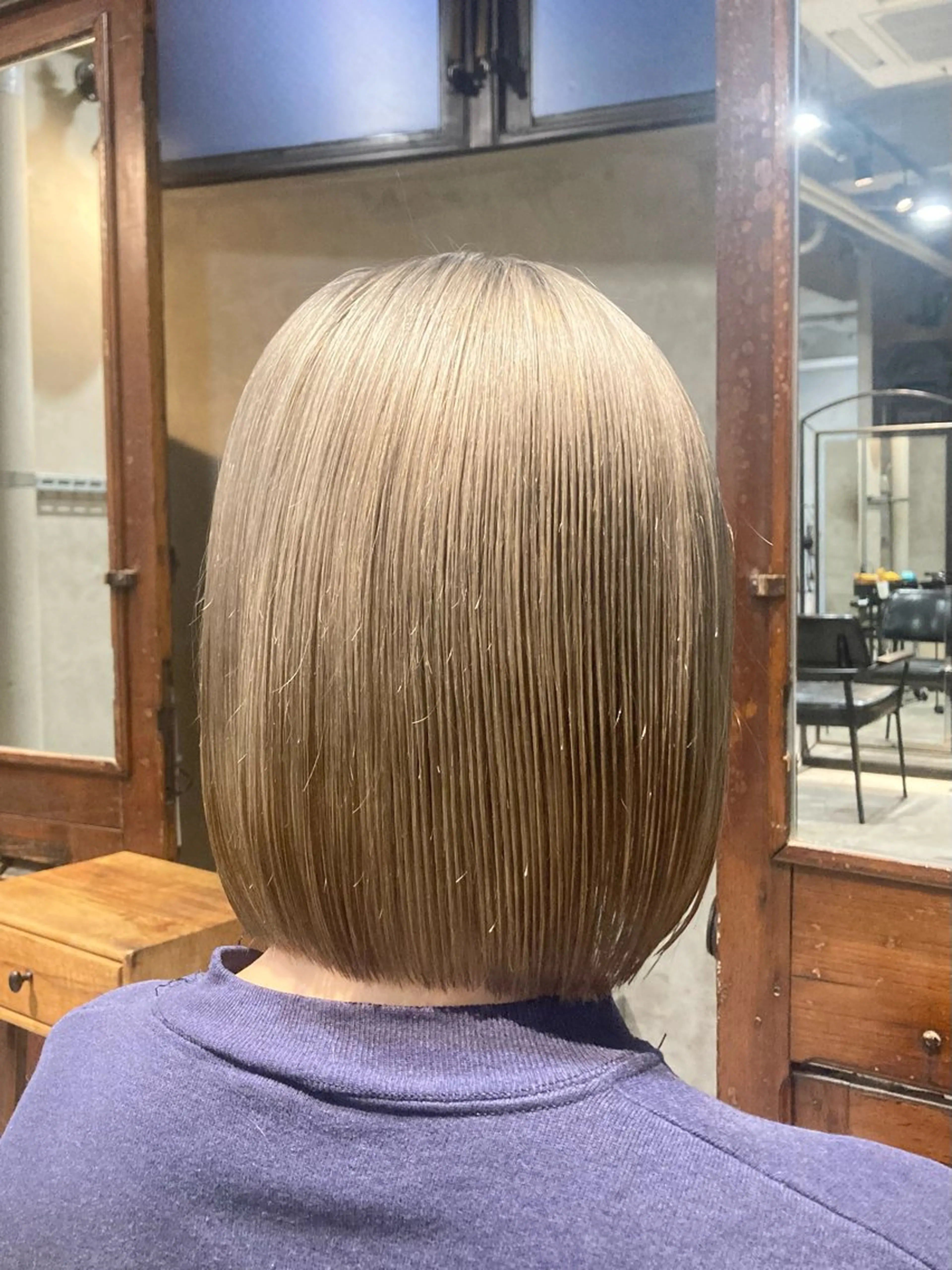 ミディアム カラー パーマ ヘアアレンジ ✂️ボブ/レイヤー /艶カラー🌷喜美花のヘアスタイル
