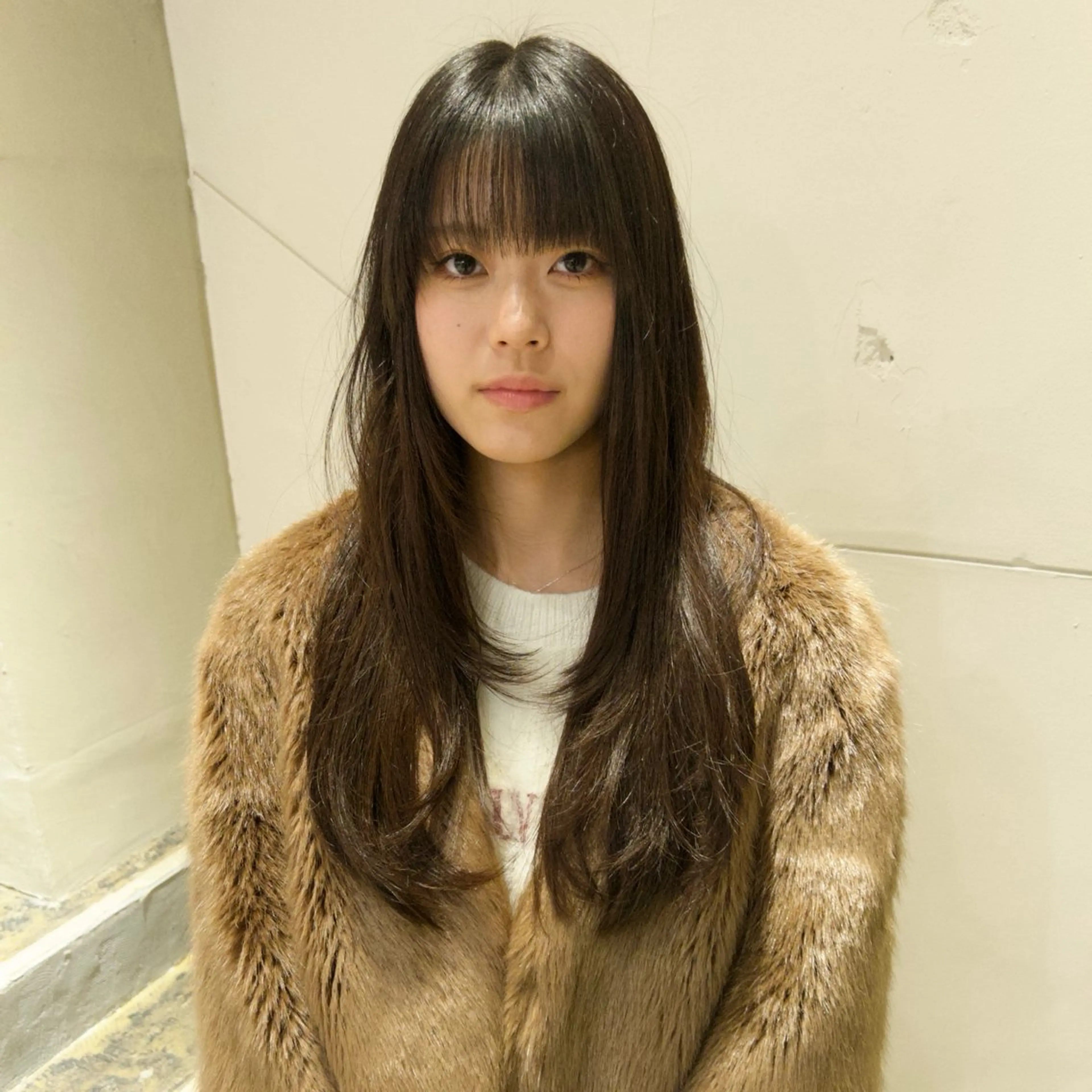 ロング レイヤーカット 似合わせカット キノシタ ユウナのヘアスタイル