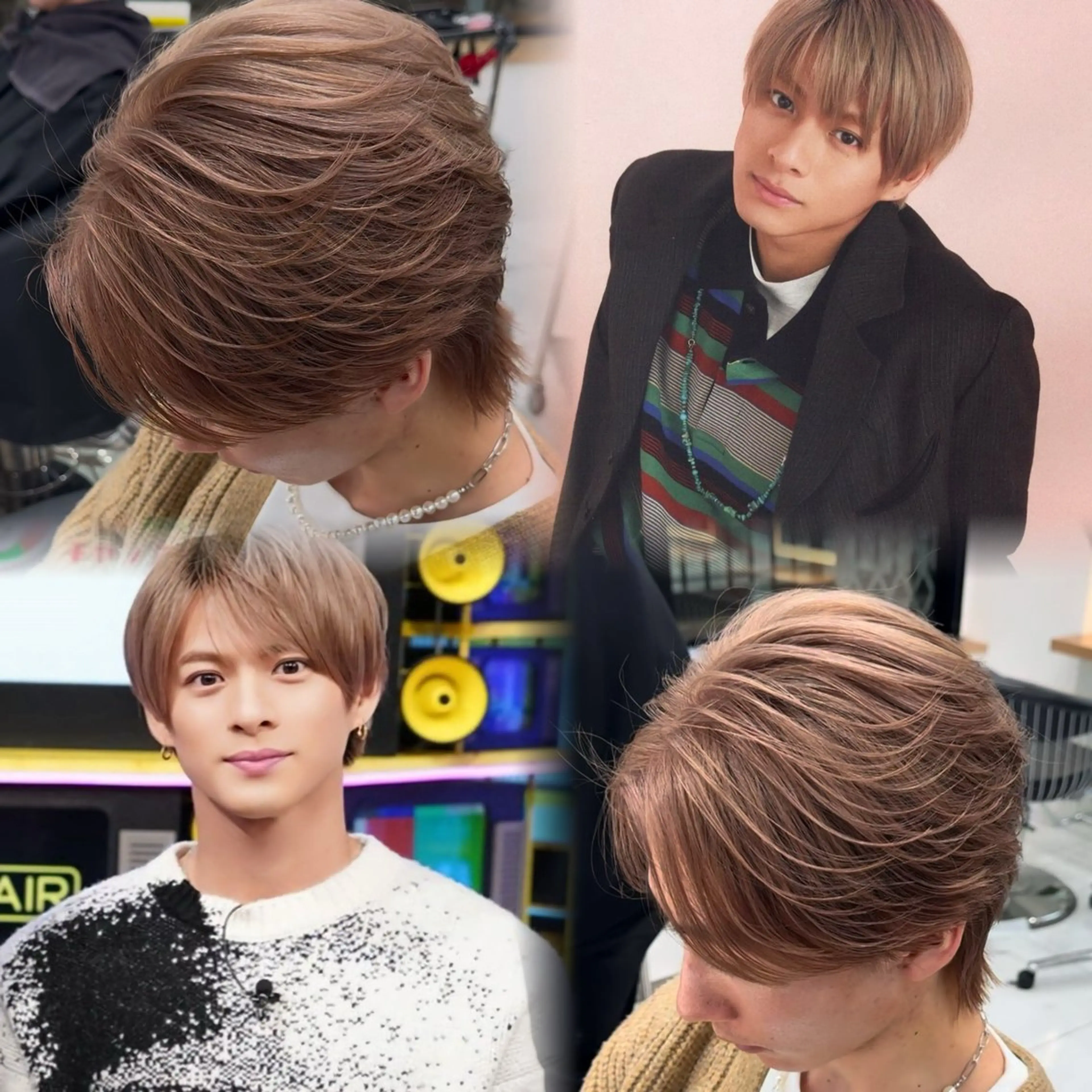 カラー メンズ 菅野 心悠/メンズヘアのヘアスタイル