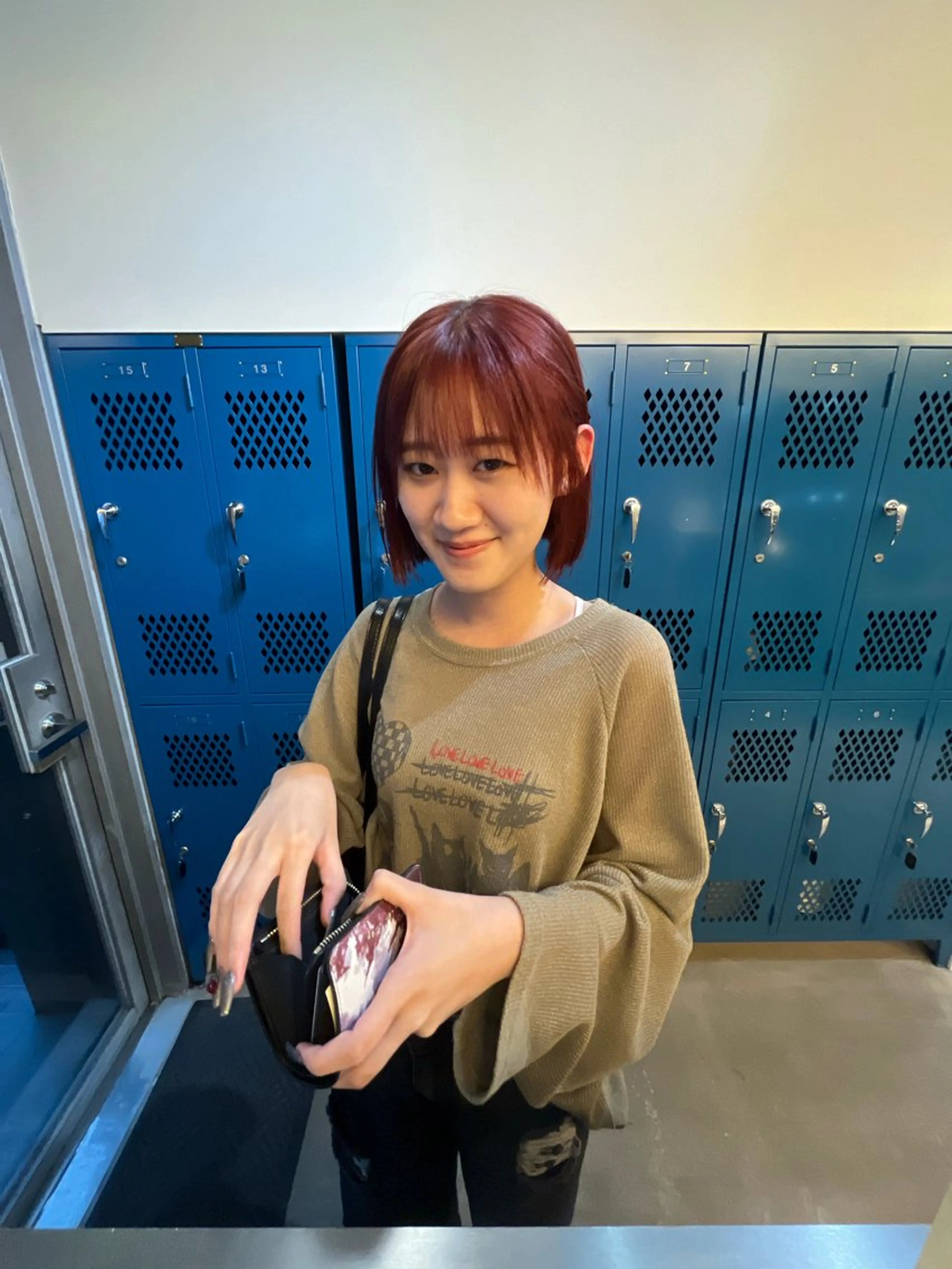 ショート ボブレイヤー ボブ 顔まわりレイヤー ハイレイヤー 韓国風ヘア レイヤーカット\ウル フ　chinatsuのヘアスタイル