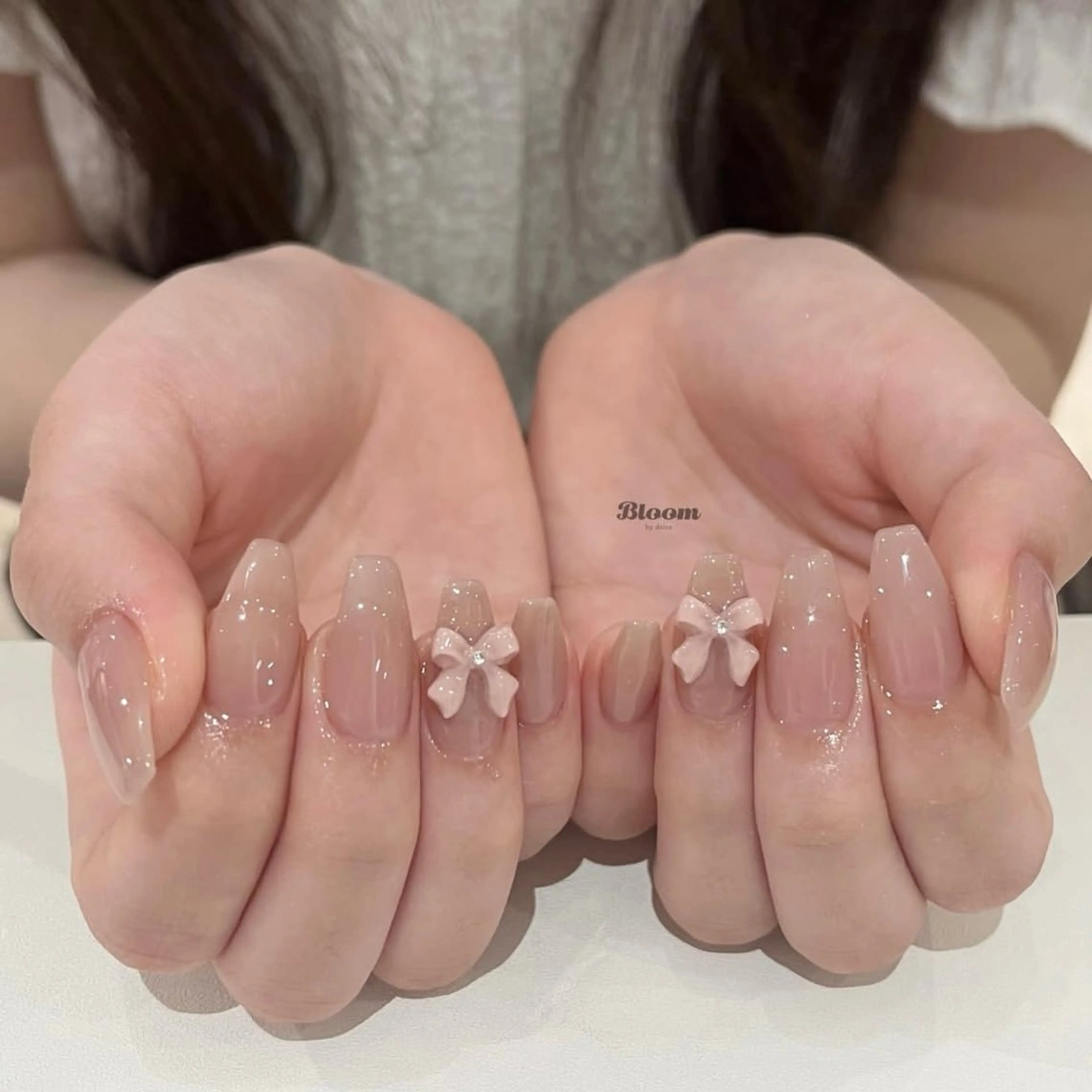 ネイル ブルー シルバー Luludi nail&eyeのネイルデザイン
