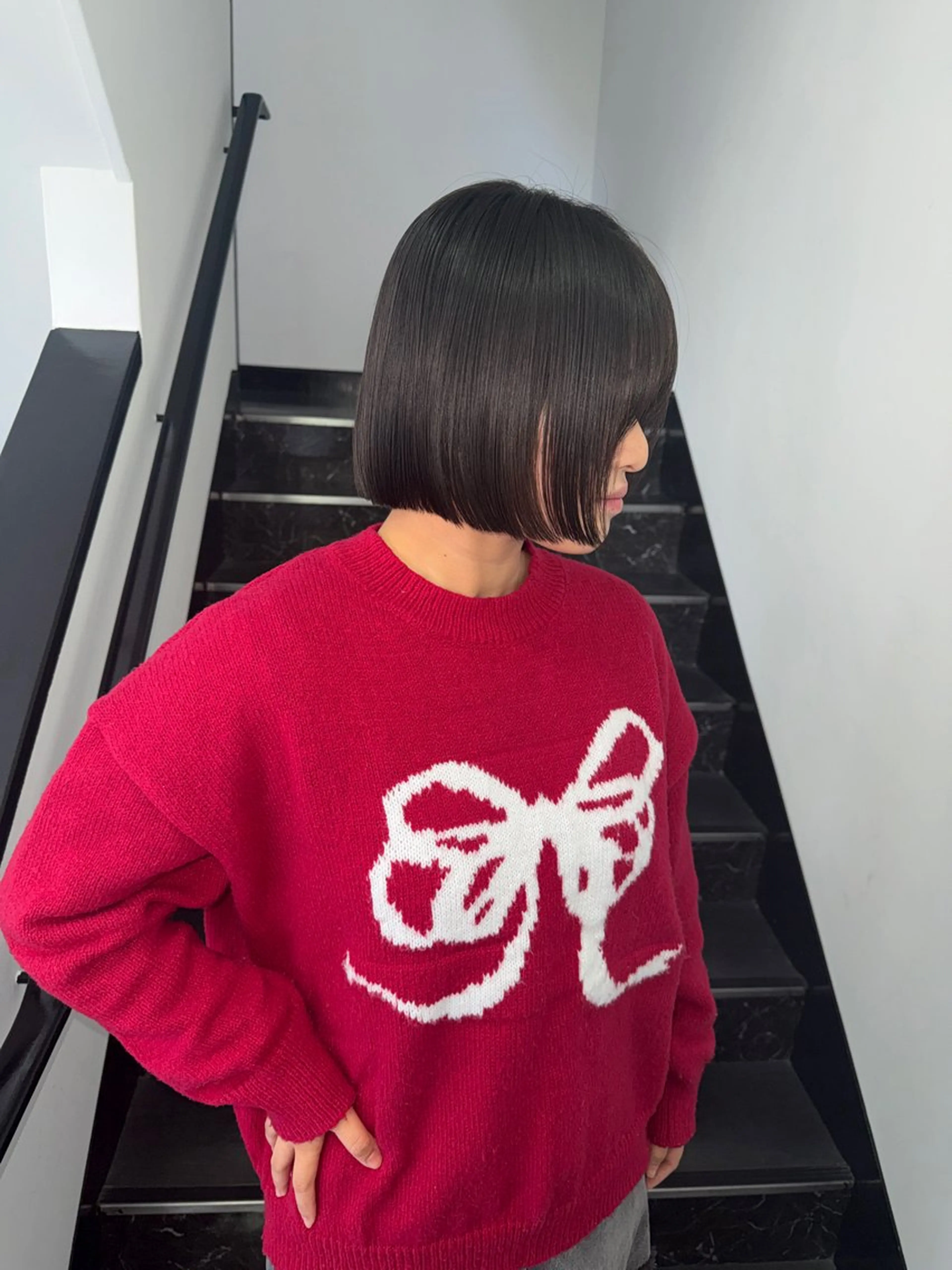 ショート ボブ カット トリートメント HAZEL 博多所属・SHIORI/ ベージュカラー/ボブのヘアスタイル