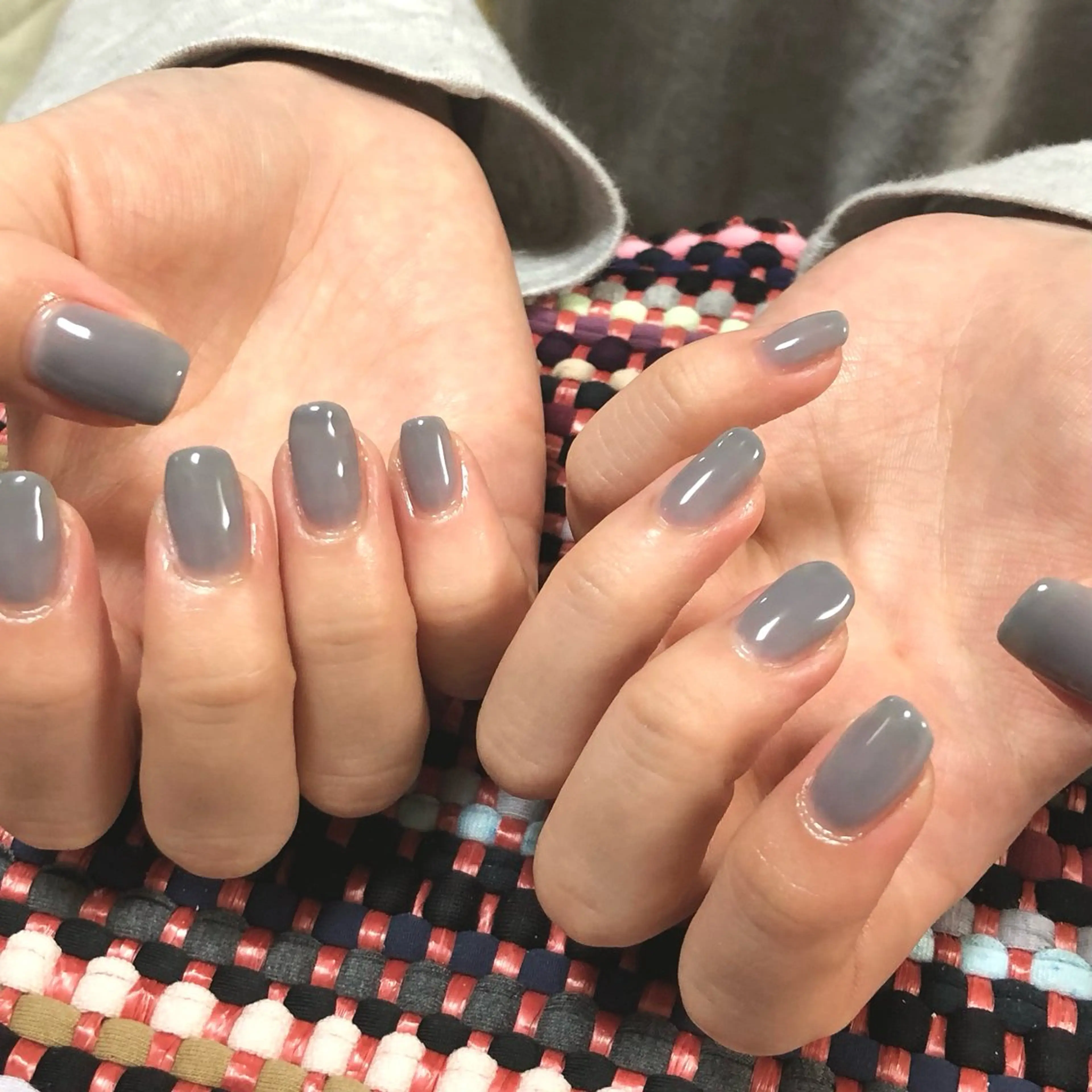 ネイル ジェルネイル ワンカラーネイル シンプルネイル ハンドネイル meeho所属・salon *meehoのネイルデザイン