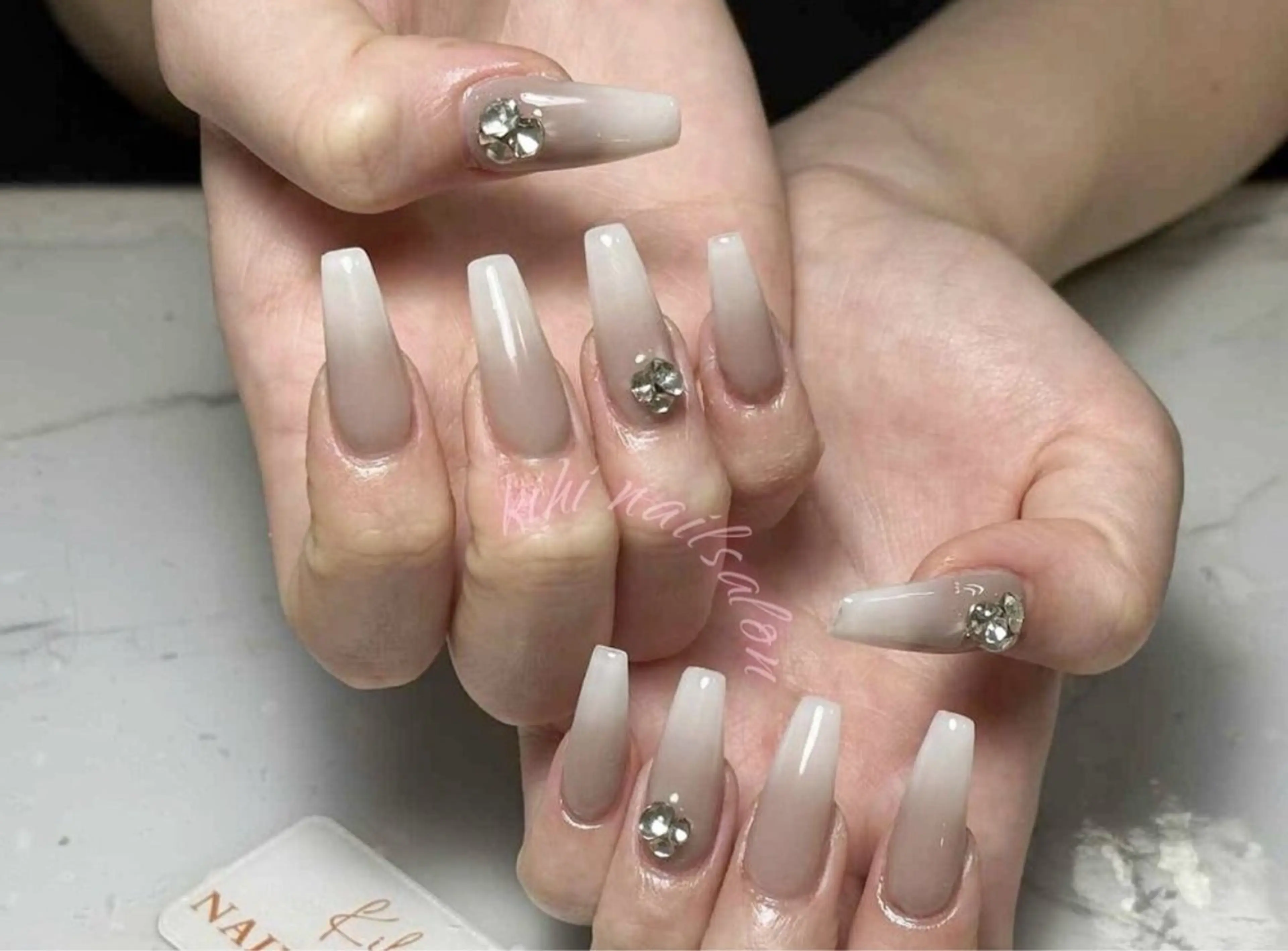 ネイル アートネイル フレンチネイル ジェルネイル グラデーション 韓国ネイル Nail Salon kihi大塚店のネイルデザイン