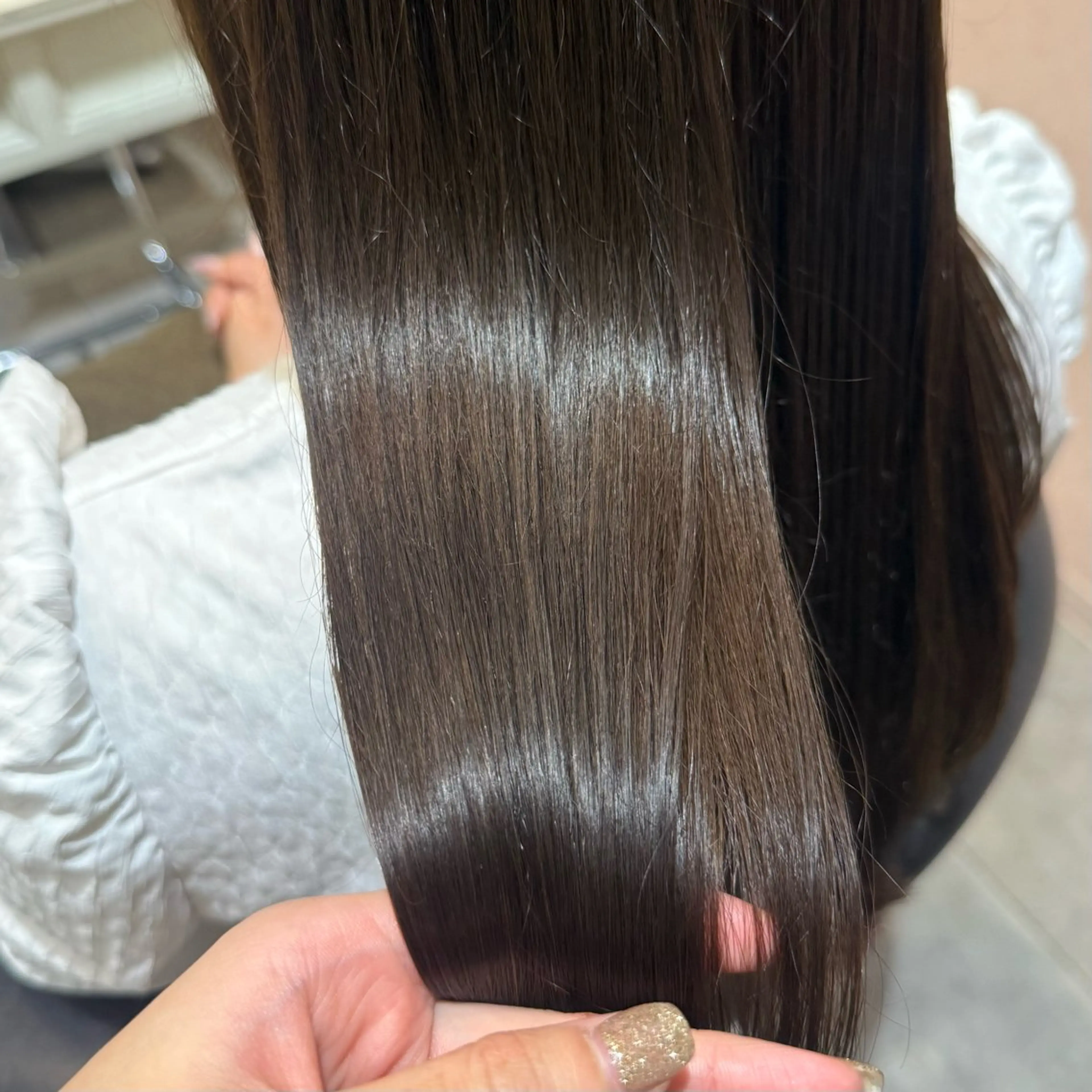 ロング カラー カット ヘアカラー トリートメント 艶カラー/あいか💜 天王寺阿倍野のマツエク・マツパデザイン