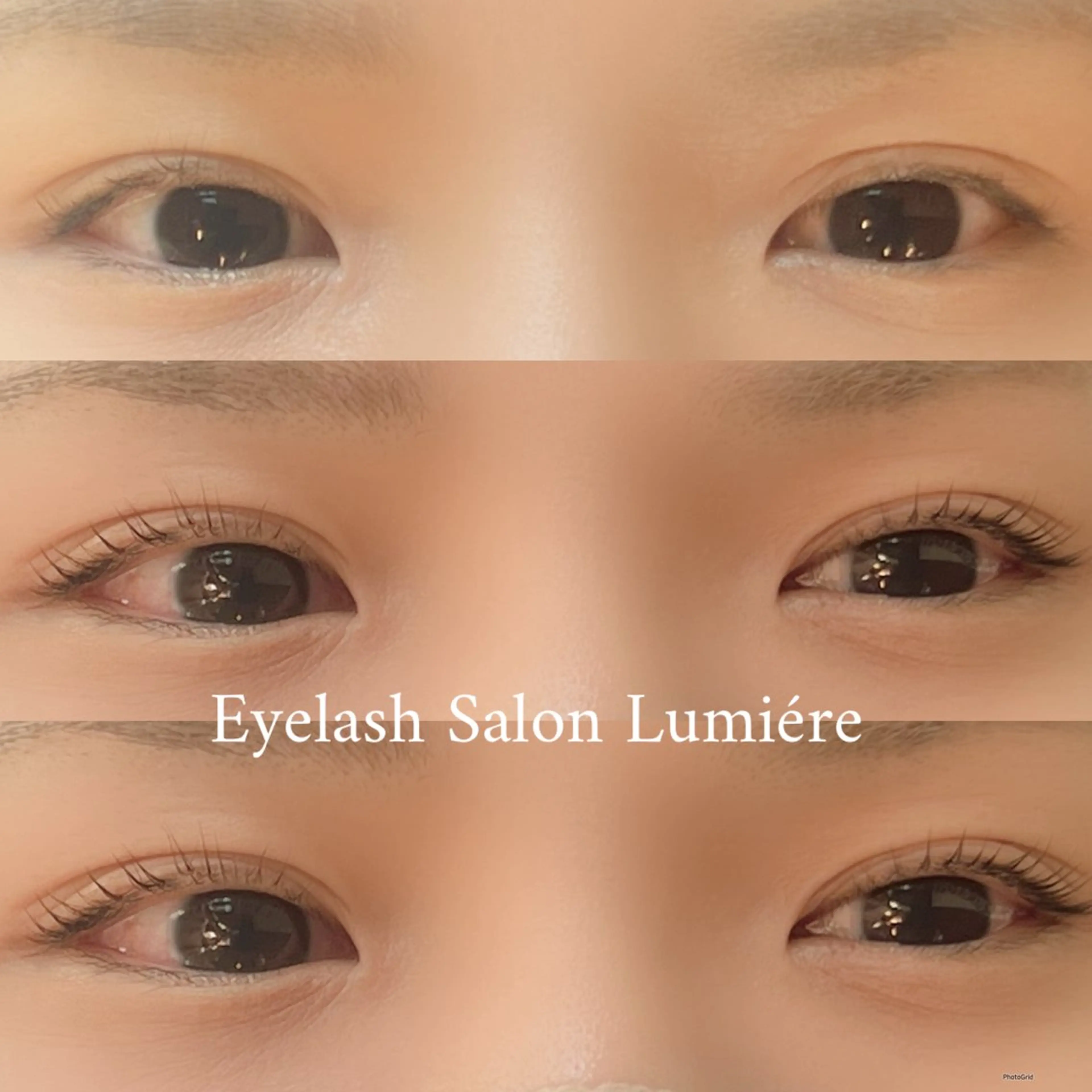 マツエク・マツパ パリジェンヌラッシュリフト Lumiére SAKURAのマツエク・マツパデザイン