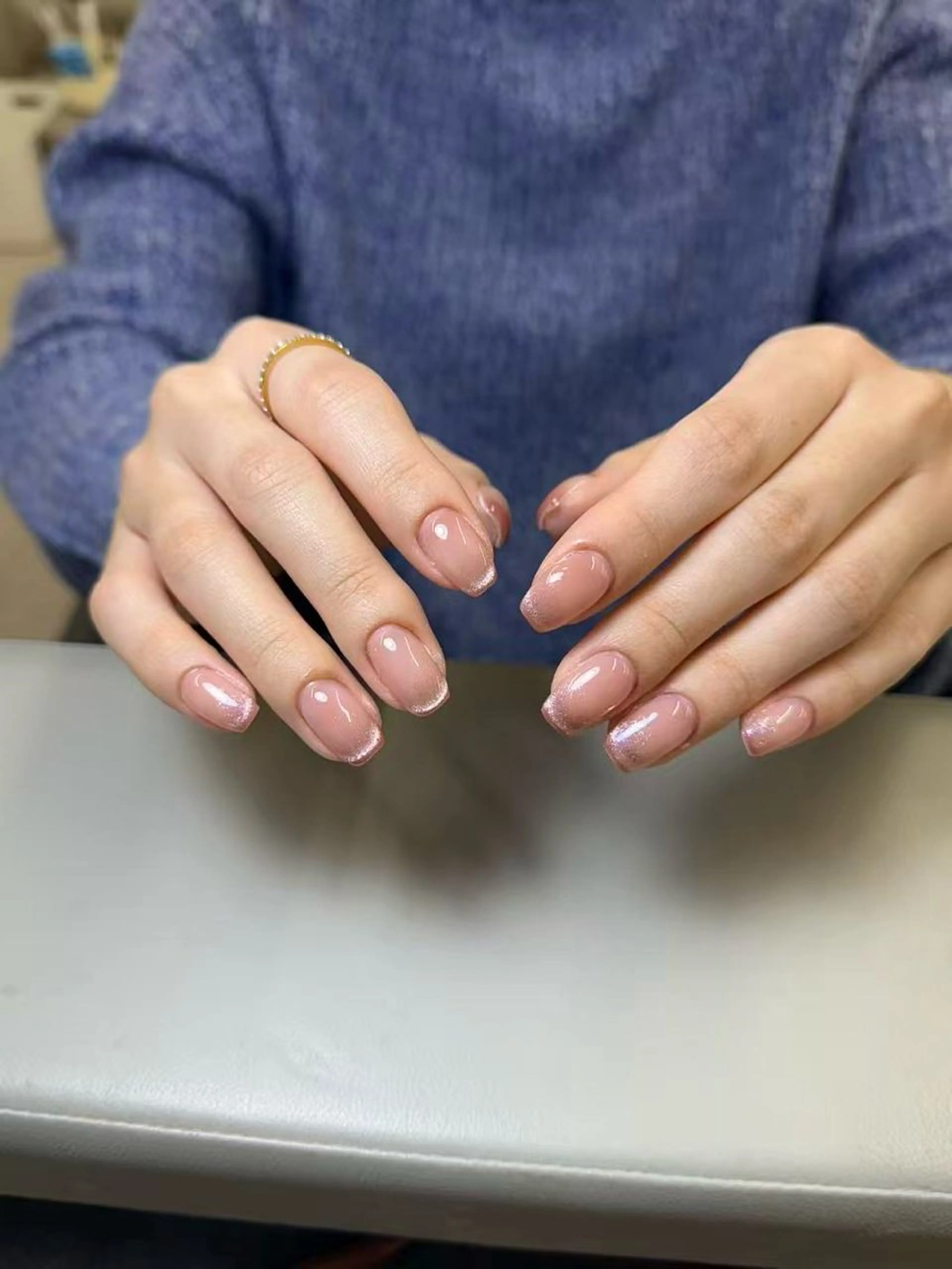 ネイル チークネイル フットネイル フレンチネイル ジェルネイル ガラスフレンチ ハンドネイル エニ Andyのネイルデザイン