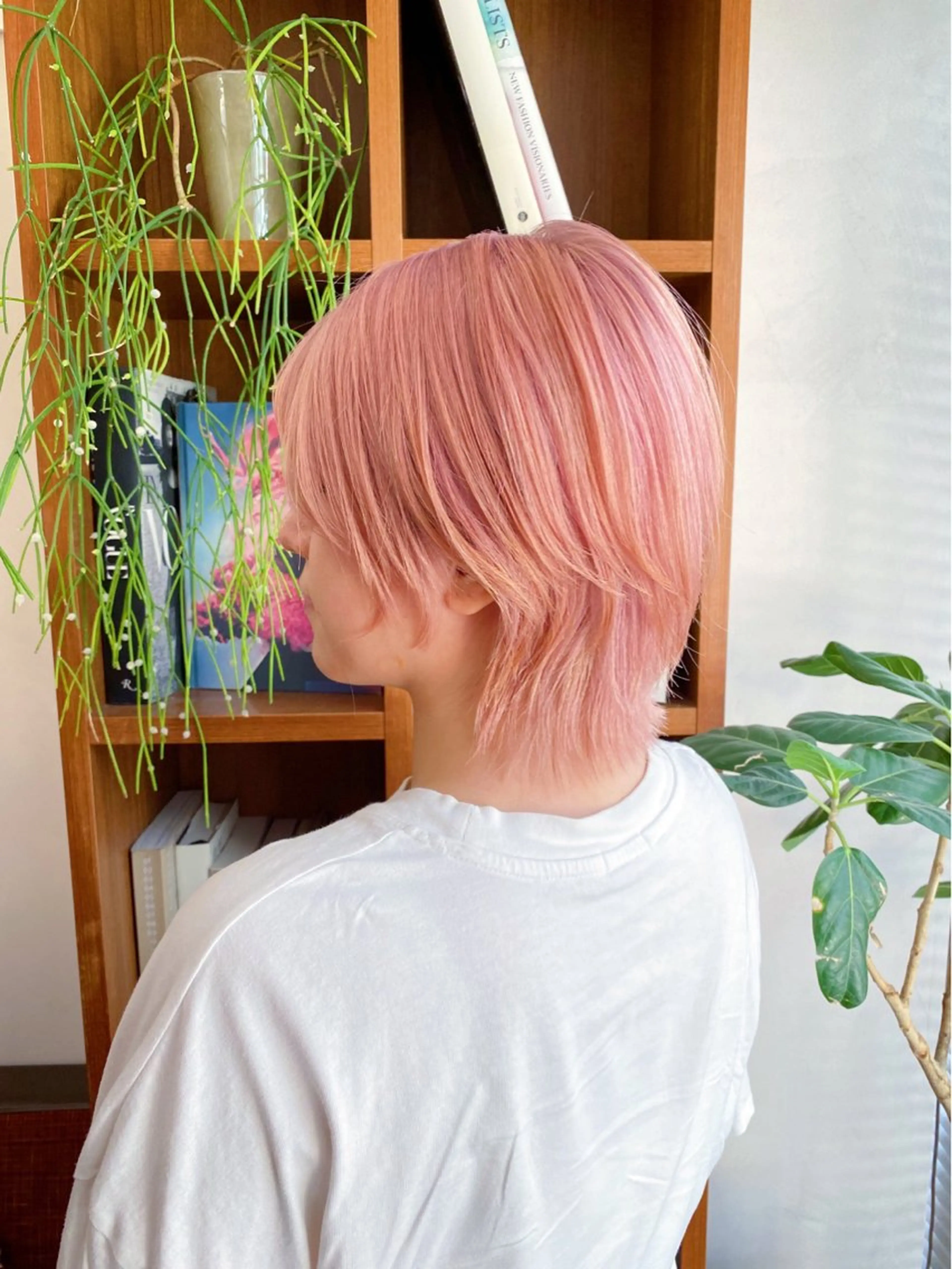 ショート カラー 似合わせレイヤー/ ニュアンスパーマ高倉のヘアスタイル