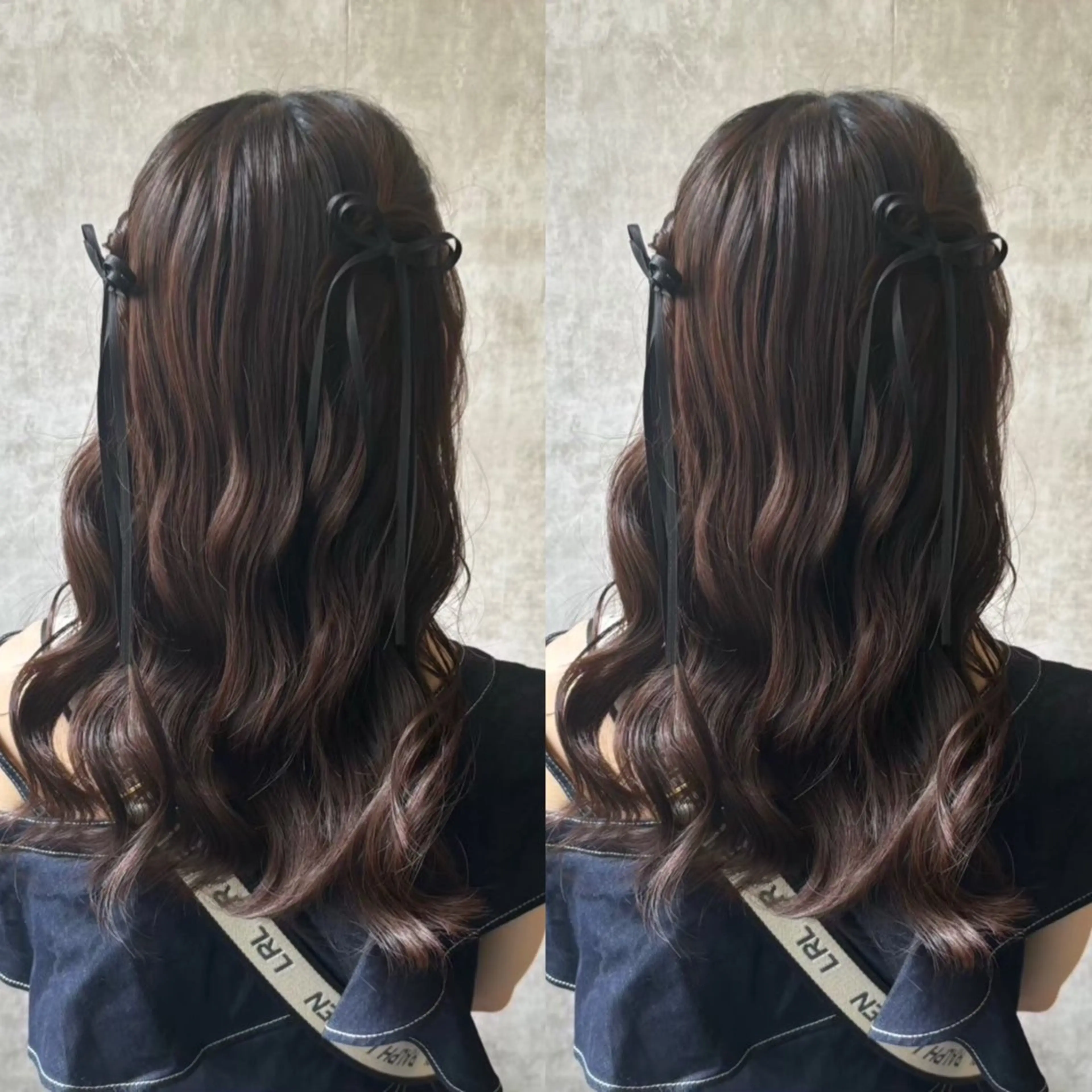 ロング ヘアアレンジ 結婚式・ブライダル ロング 羽エク指名No1✨️ シールエク🌙しぇるのヘアスタイル