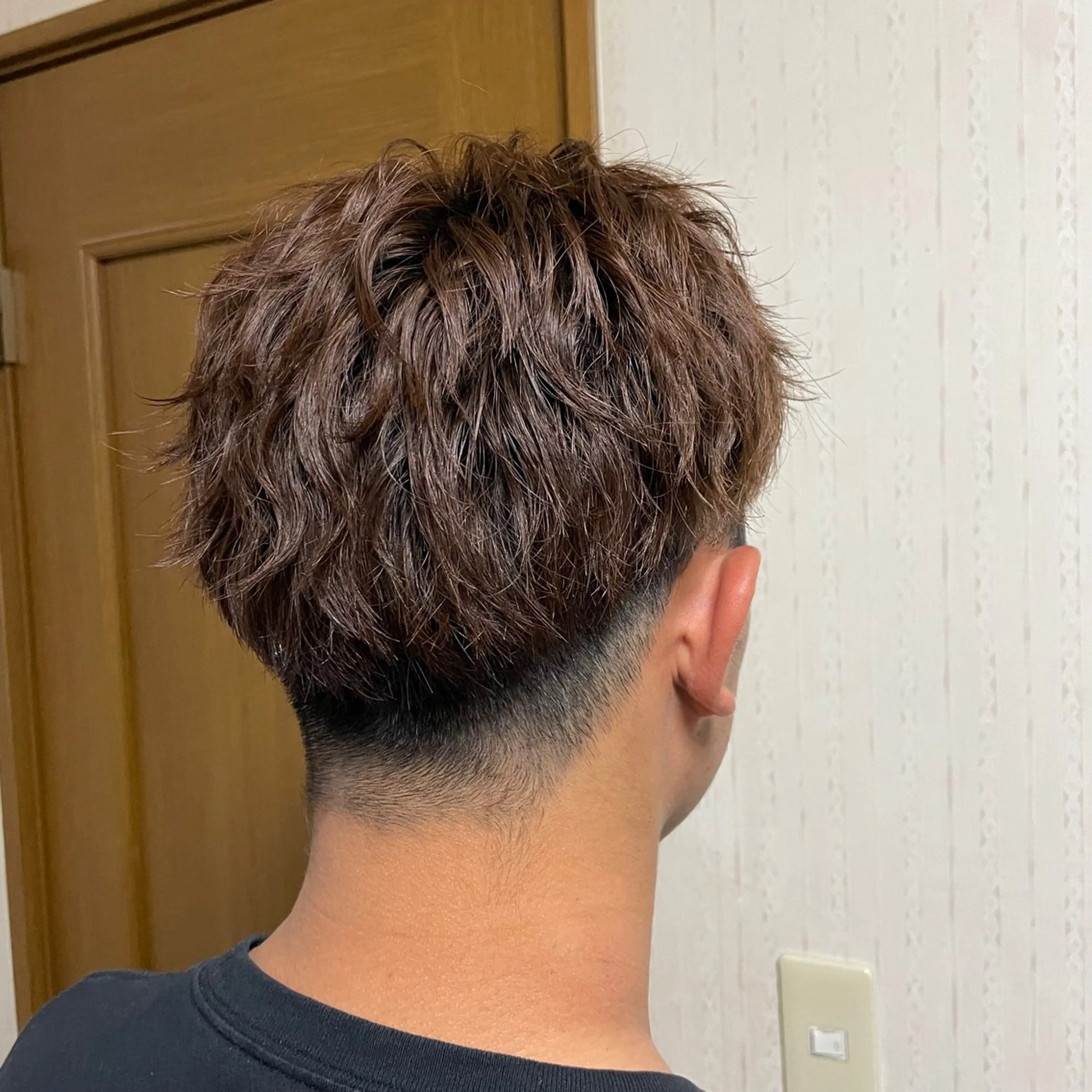 パーマ メンズ カット パーマ MoA cilue 福島さつき 👧🏻のヘアスタイル