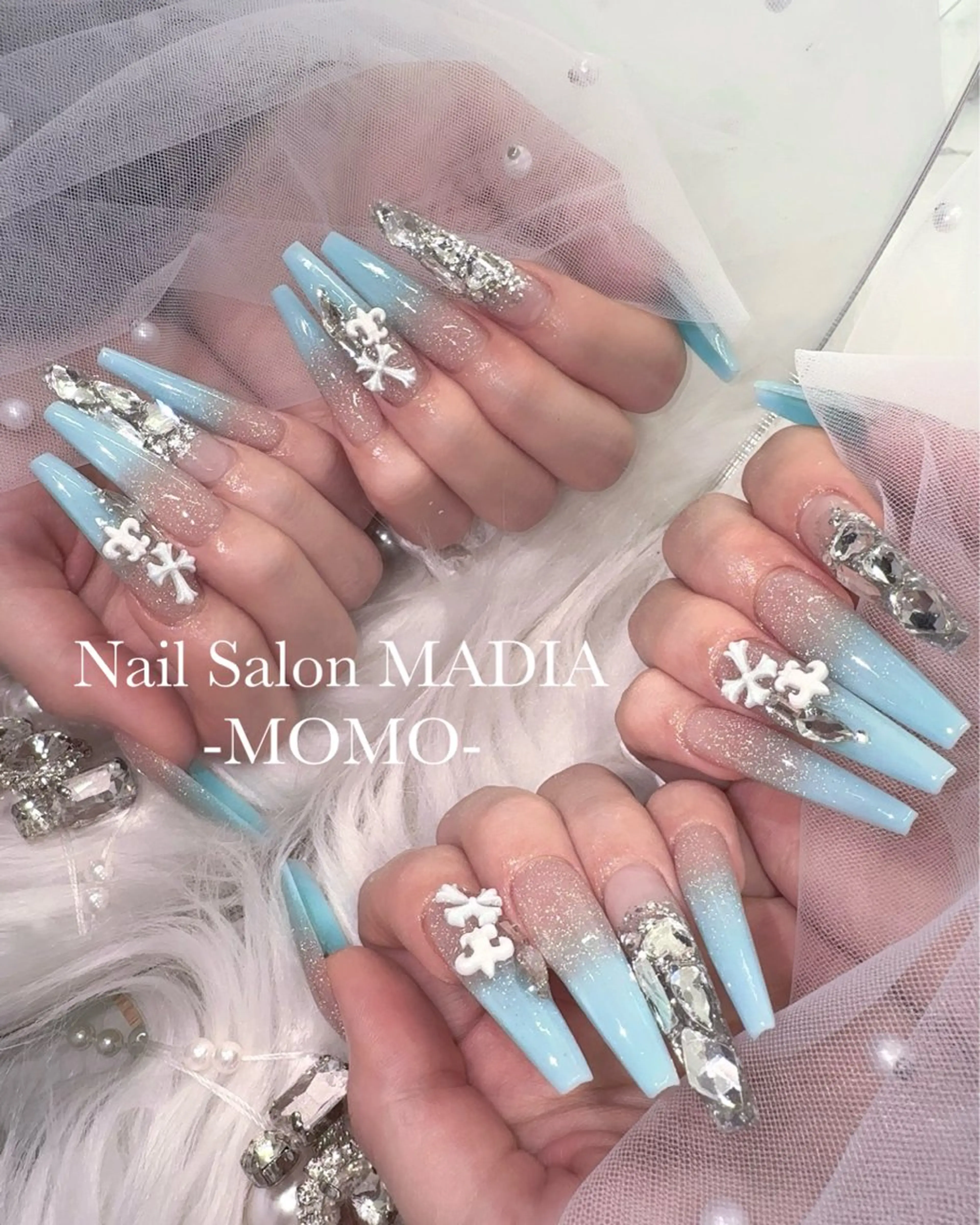 オフ込み🩷スカルプ✨《絶対お得♪》パーツもデザインもやり放題！【6本盛り】の写真