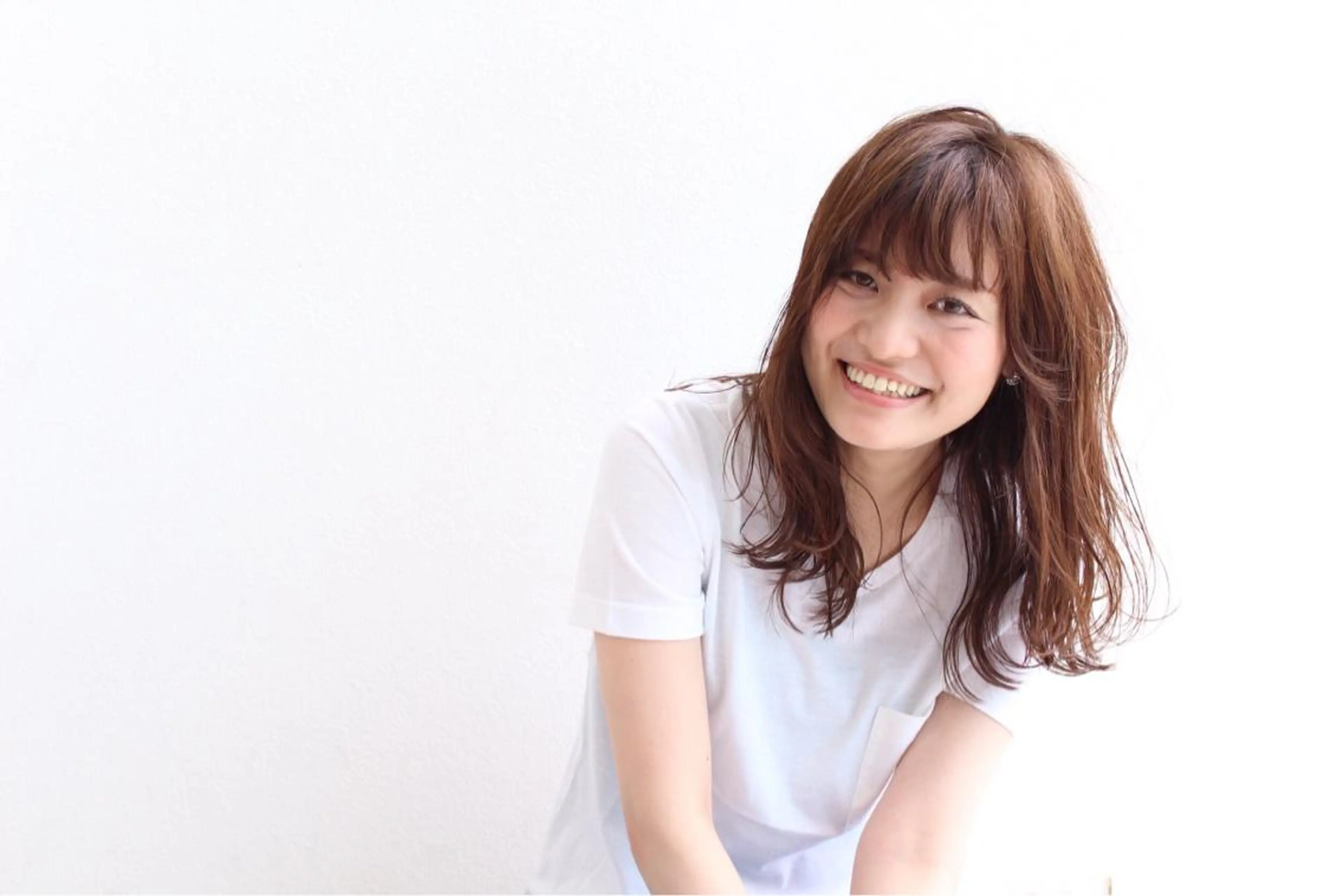 ミディアム セミロング 土井 浩輔のヘアスタイル