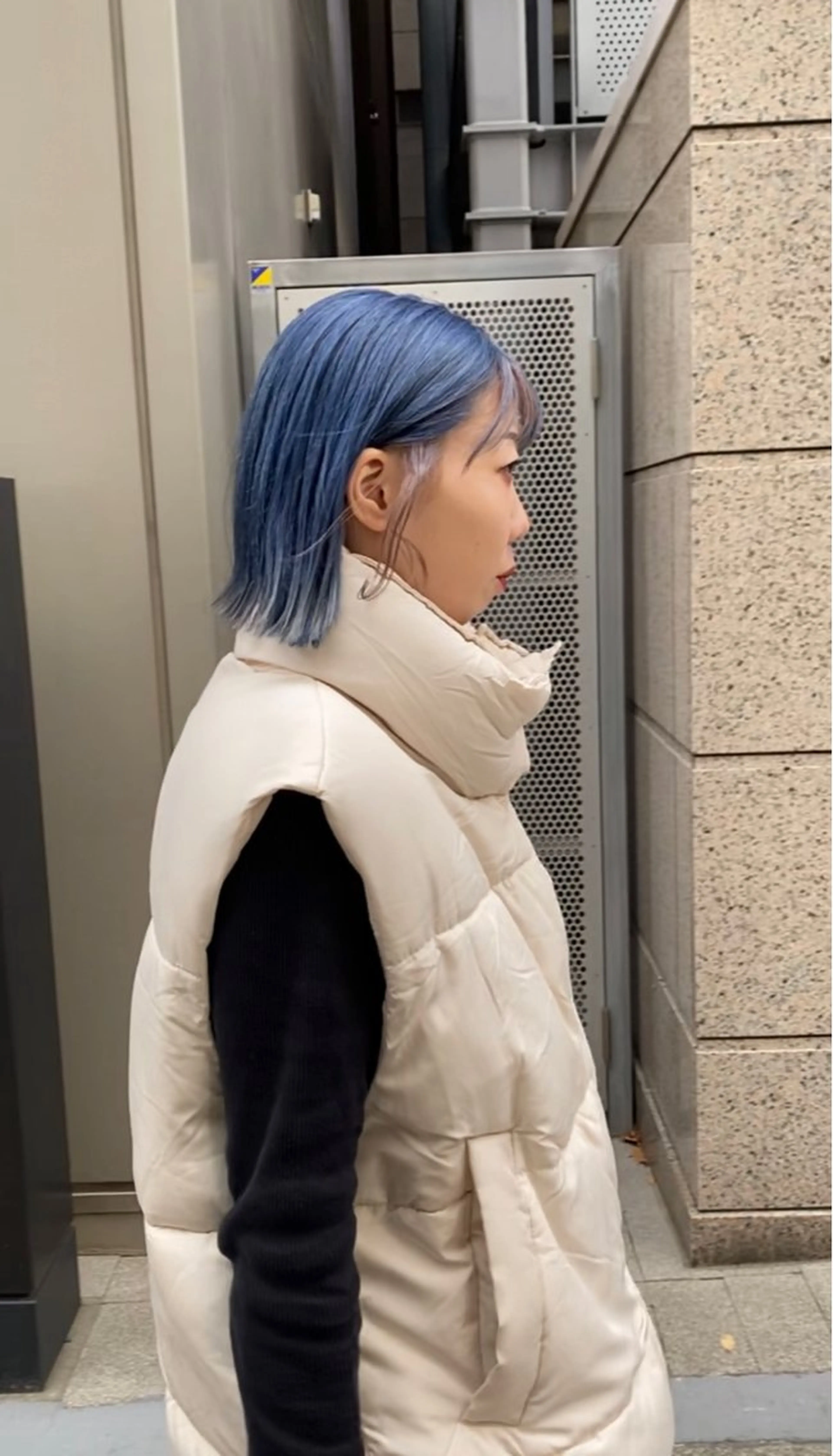 ミディアム 重里 瑠花のヘアスタイル