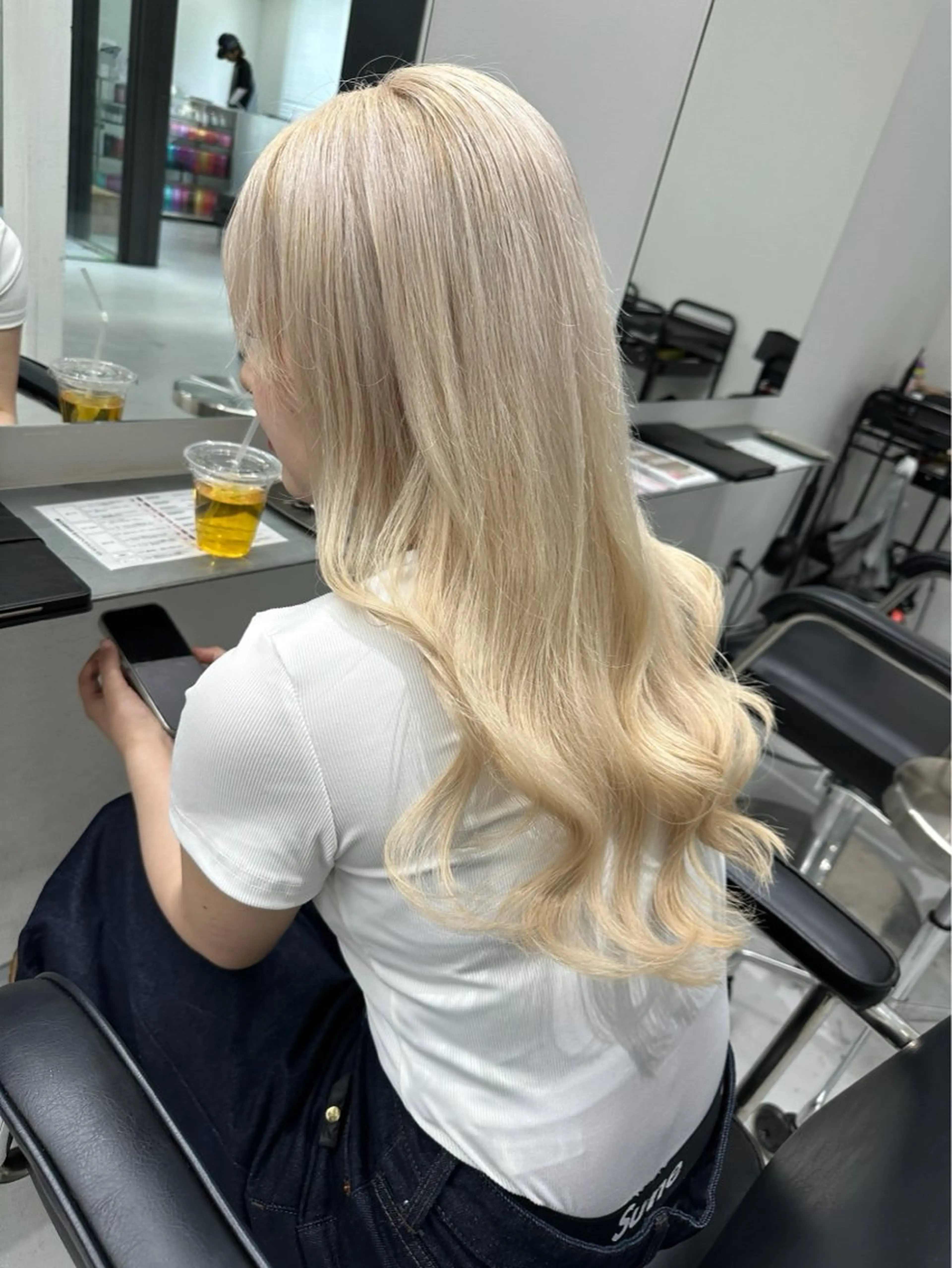 ミディアム カット ヘアカラー トリートメント ダブルカラー/レイヤ ー新潟駅/谷口大海のヘアスタイル